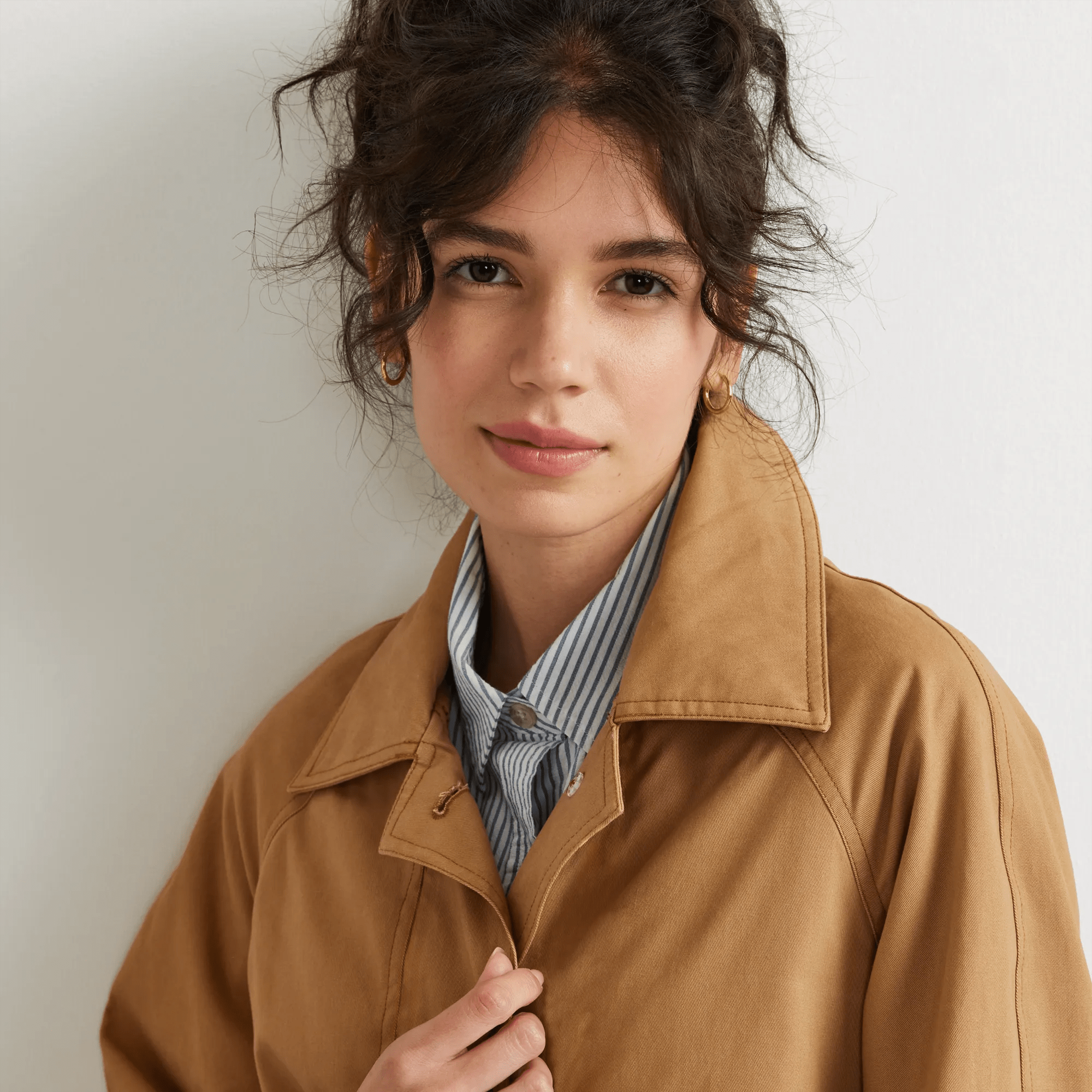 Women's EB 100% Cotton Trench Coat - Image 3