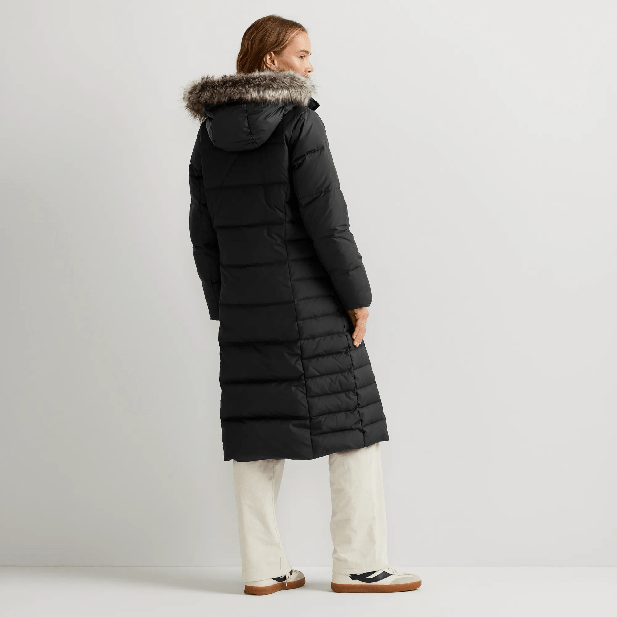 Women's Lodge Down Hooded Duffle Coat - Image 2