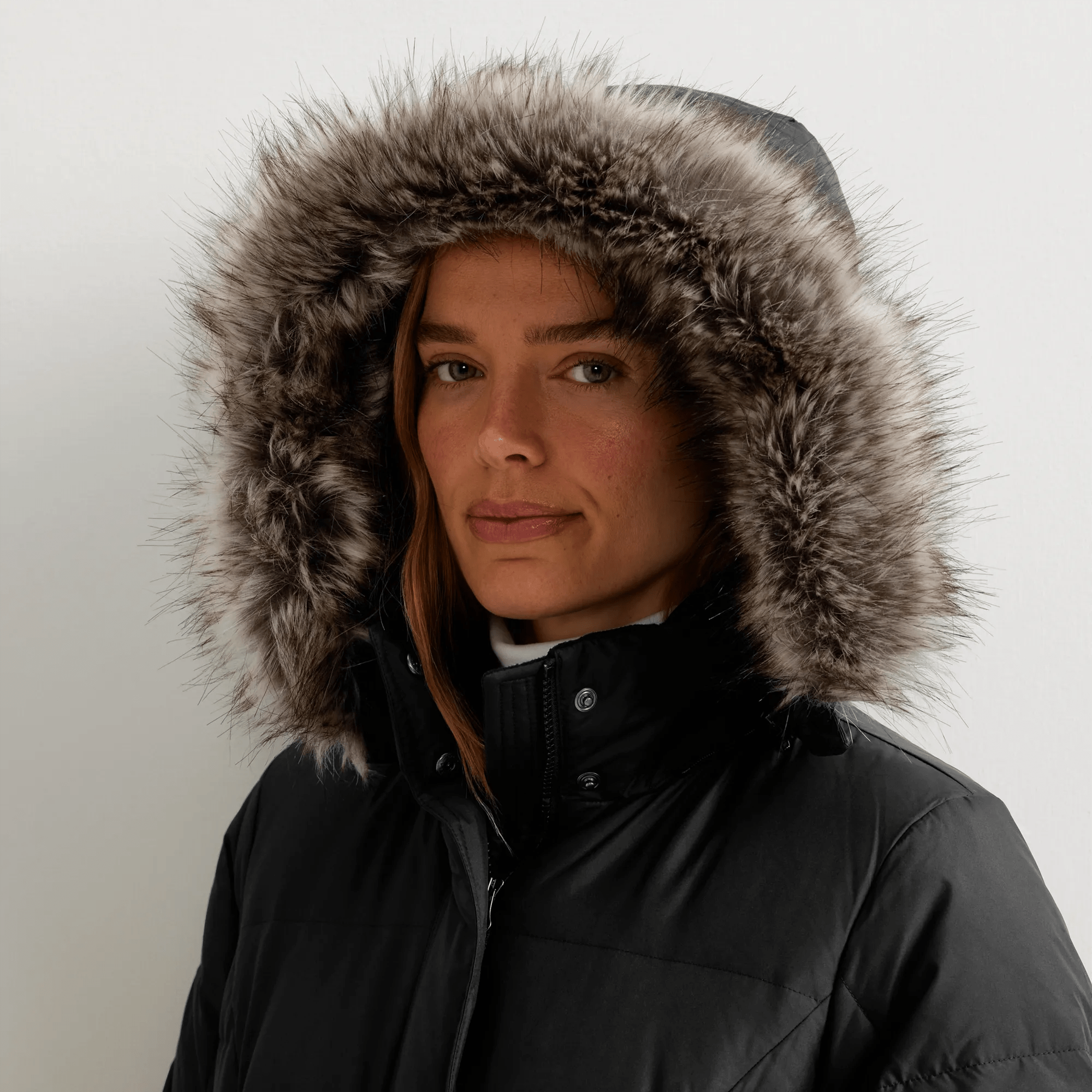 Women's Lodge Down Hooded Duffle Coat - Image 3