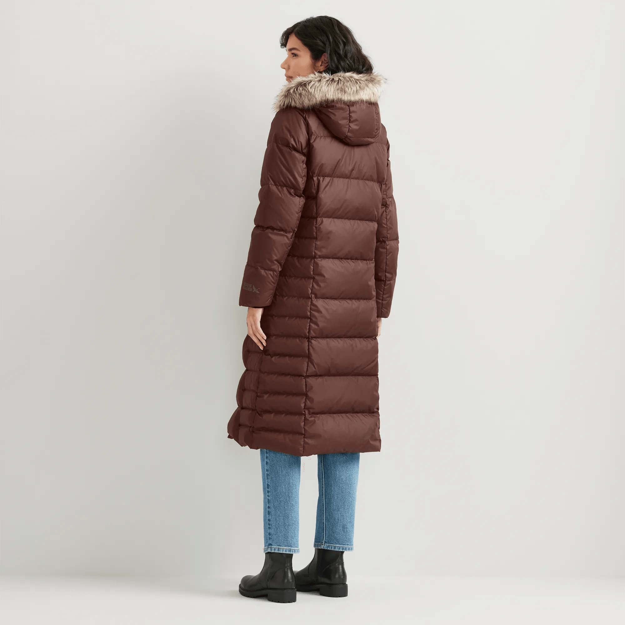 Women's Lodge Down Hooded Duffle Coat - Image 2