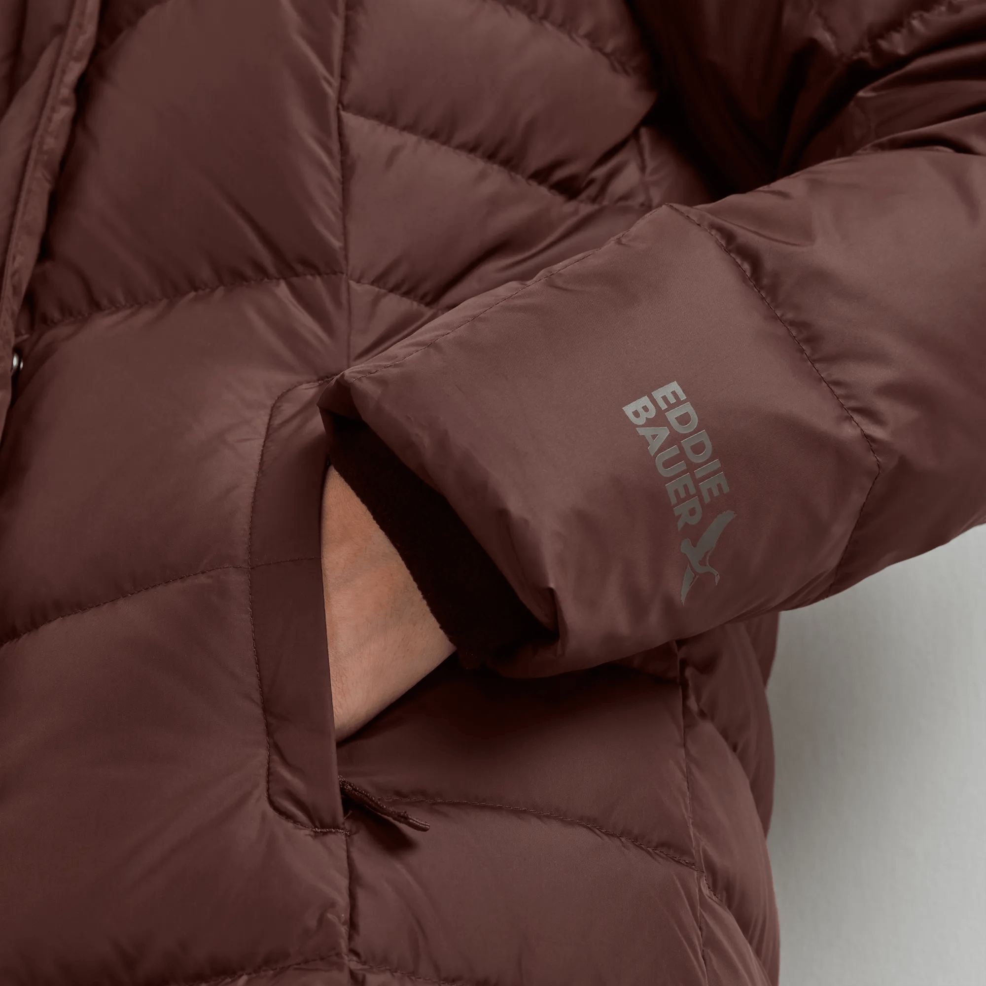Women's Lodge Down Hooded Duffle Coat - Image 4