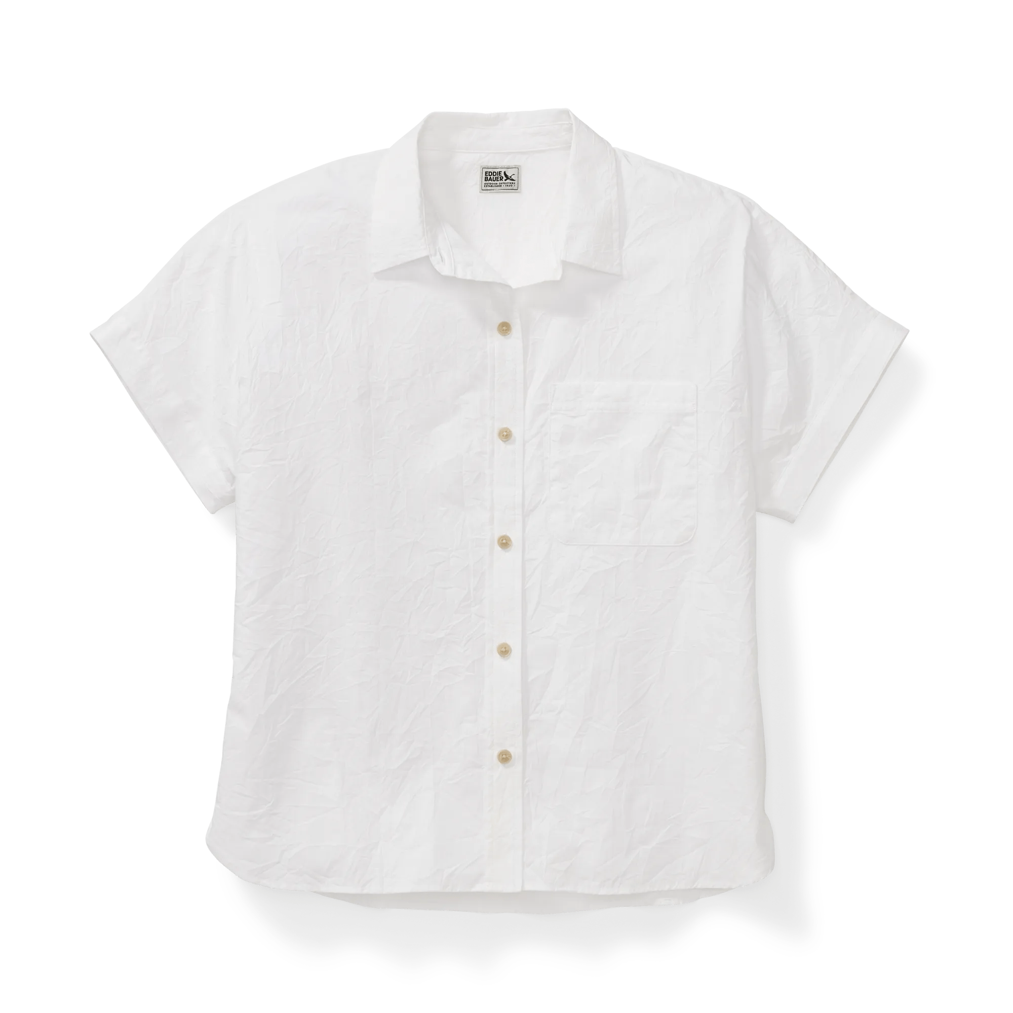 Women's Travel Light Crinkle Cotton Short-Sleeve Shirt - Image 4