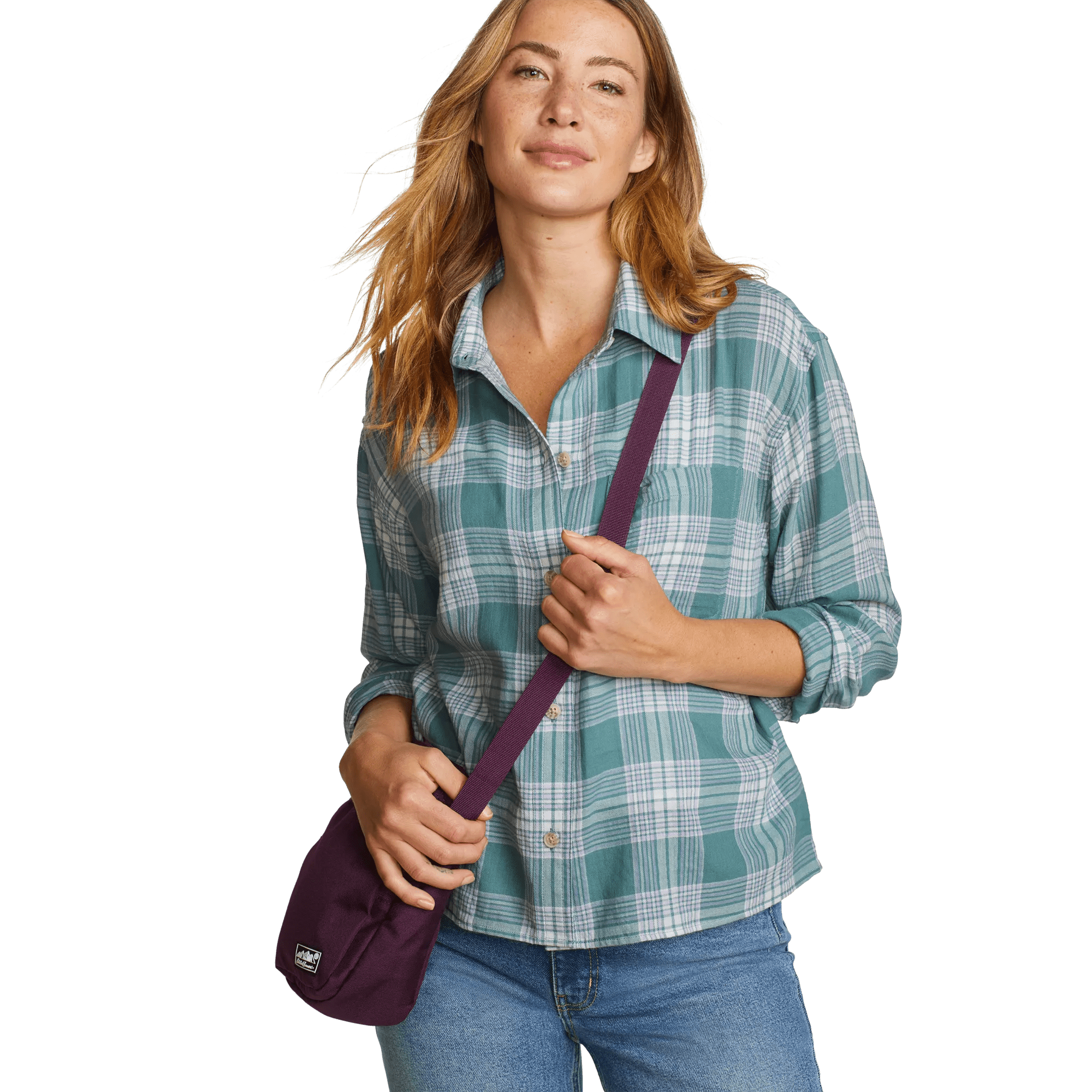 Women's High Tide Long-Sleeve Cropped Flannel - Image 3