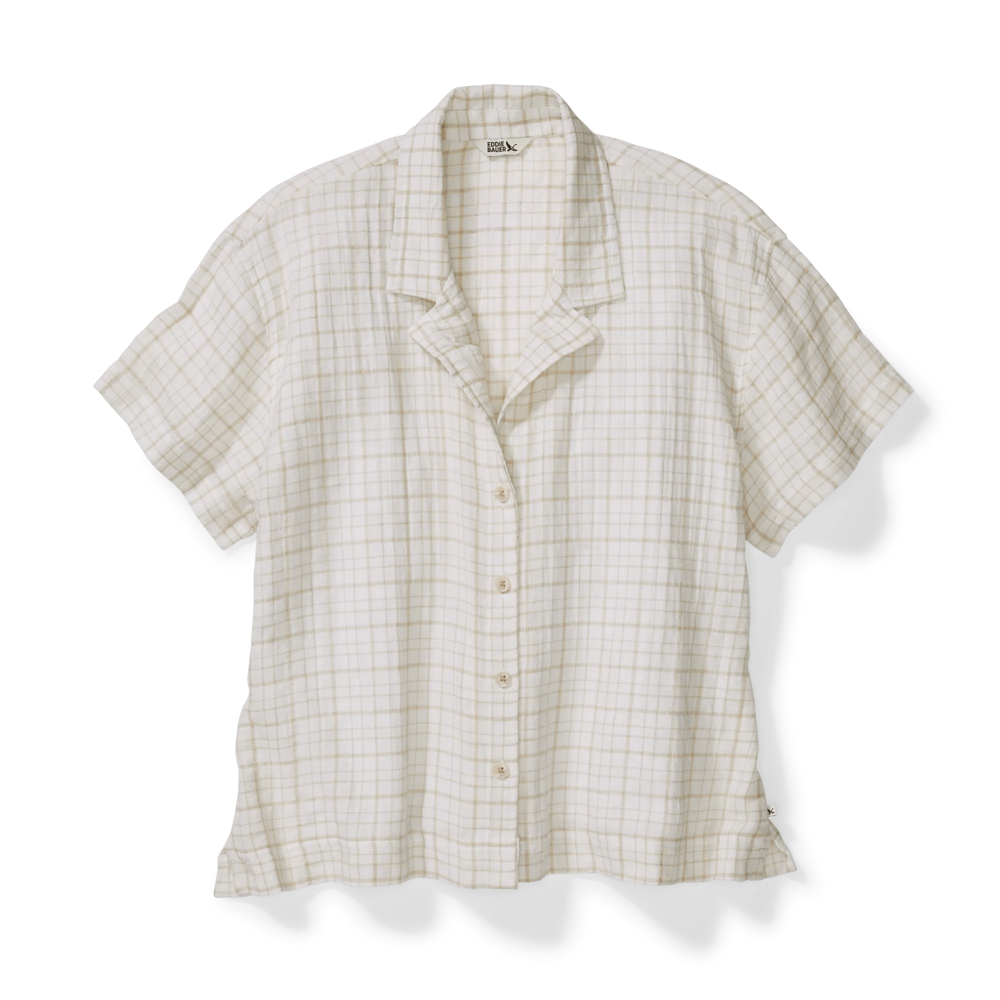 Women's High Tide Short-Sleeve Cropped Flannel - Image 4