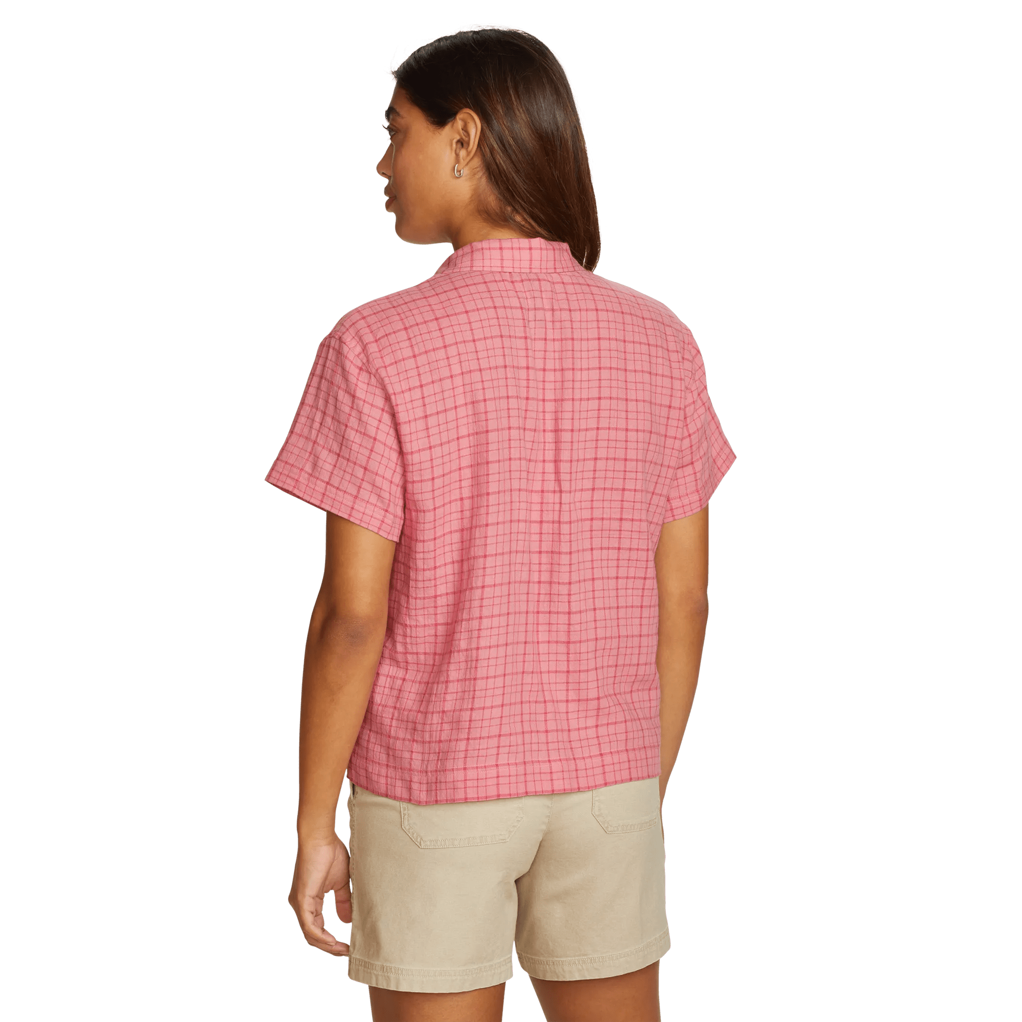 Women's High Tide Short-Sleeve Cropped Flannel - Image 2