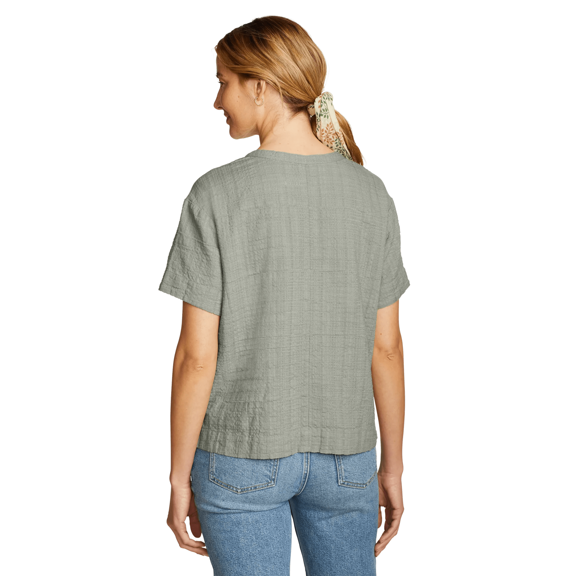 Women's Sun¡¯s Up Short-Sleeve Gauze Shirt - Image 2