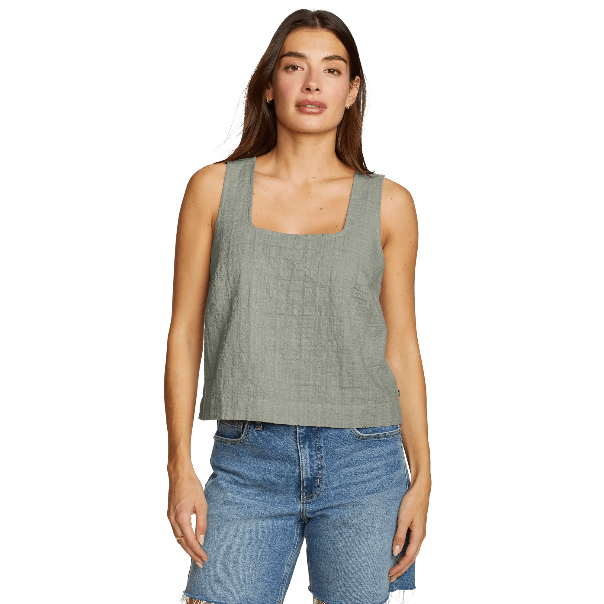 Women's Sun's Up Gauze Tank - Image 3