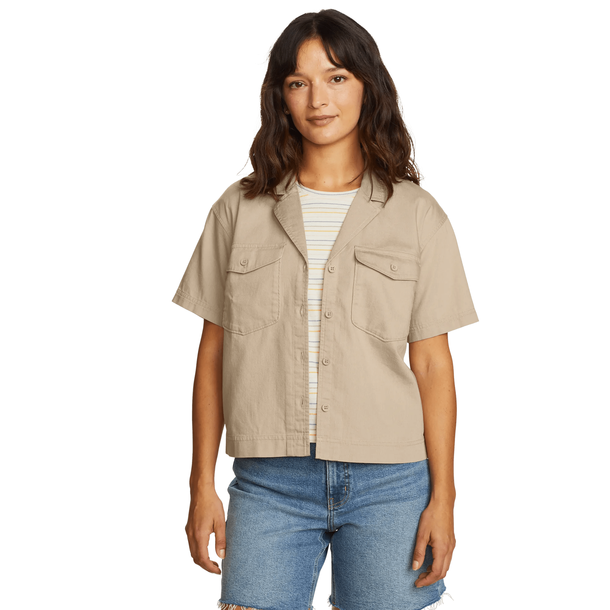 Women's Everyday Cotton Short-Sleeve Shirt - Image 3