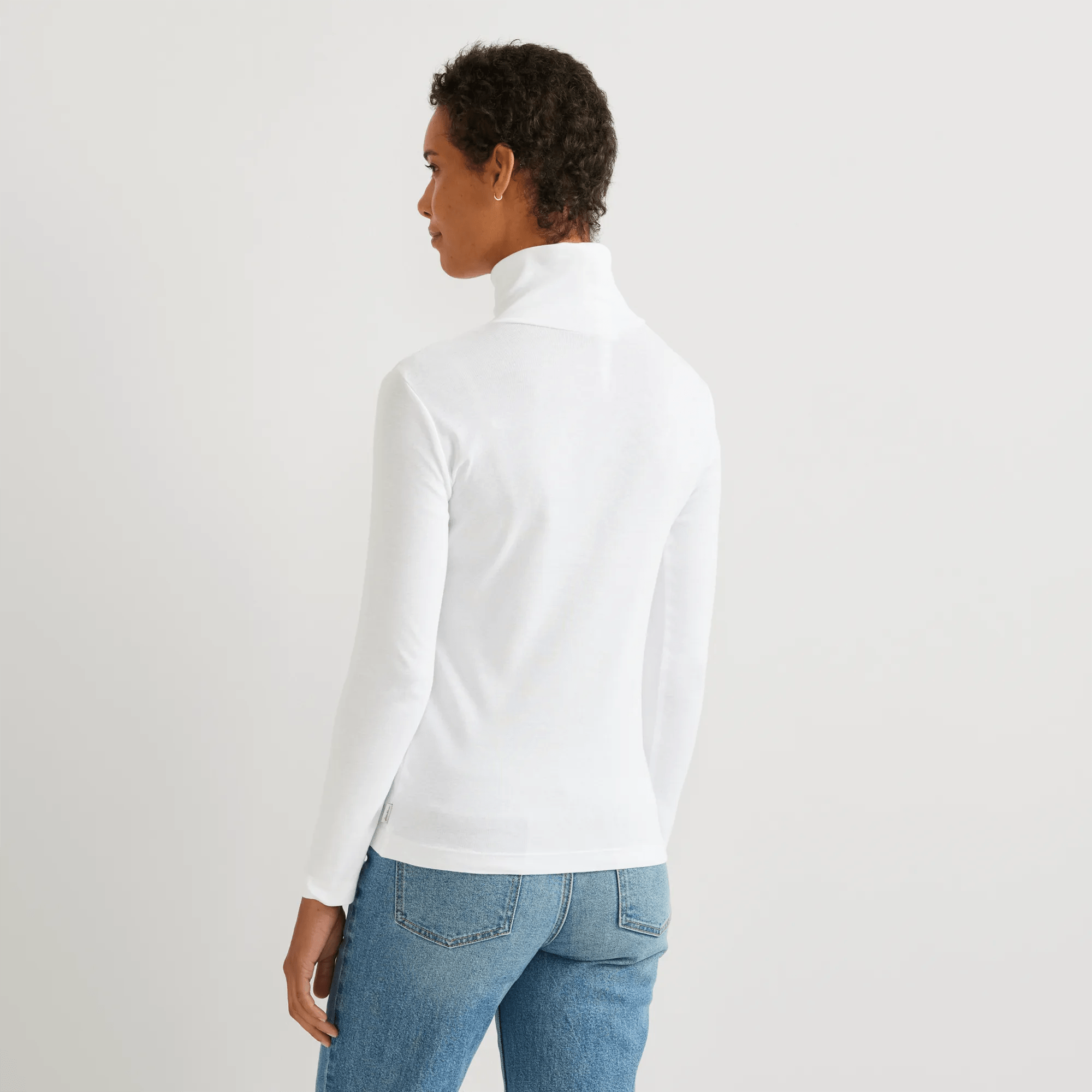 Women's Favorite Long-Sleeve Turtleneck - Solid - Image 2