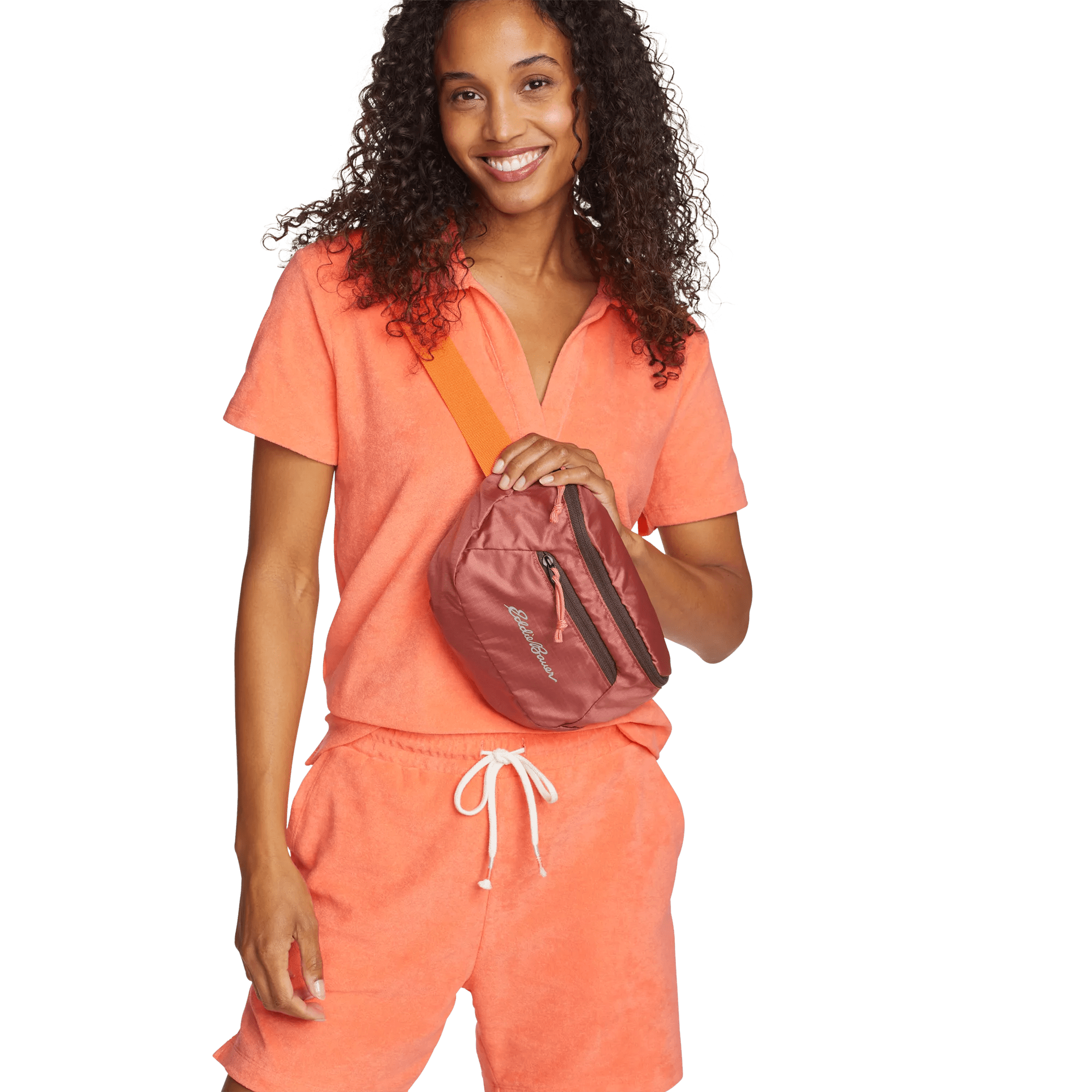 Women's Beachside Terry Polo Shirt - Image 3