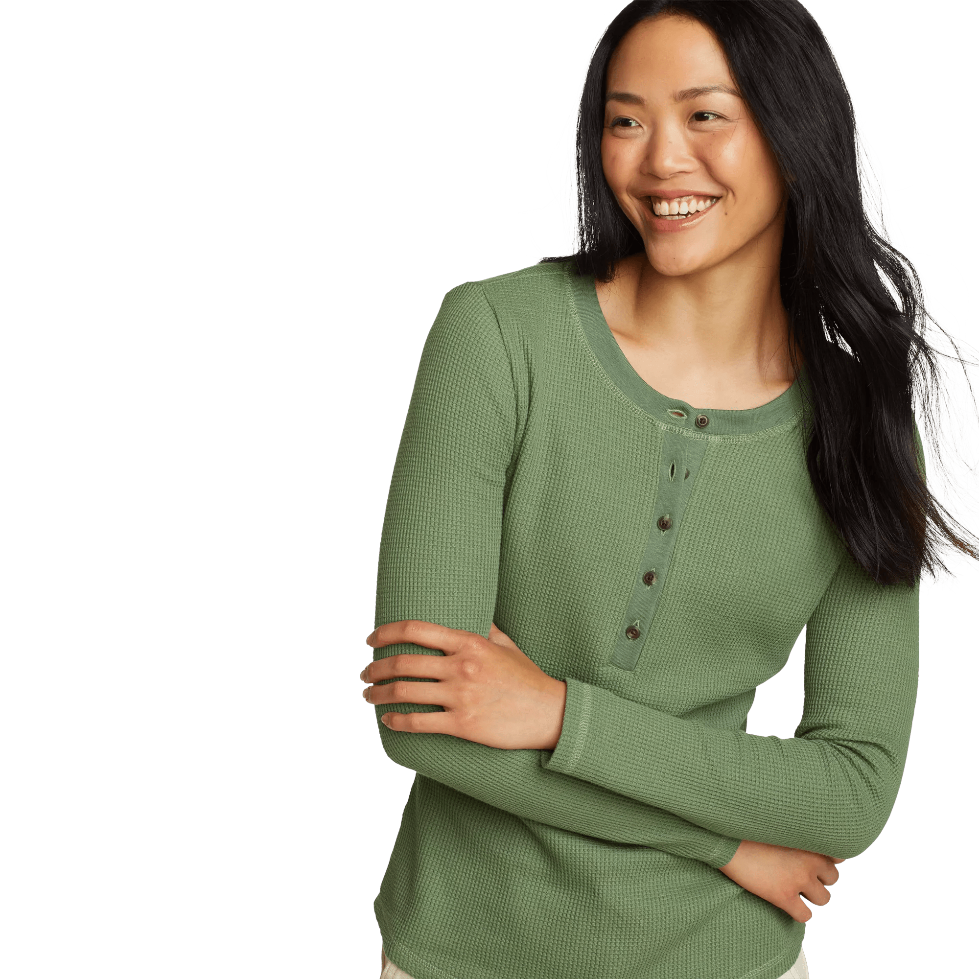 Women's Everyday Thermal Henley - Image 3