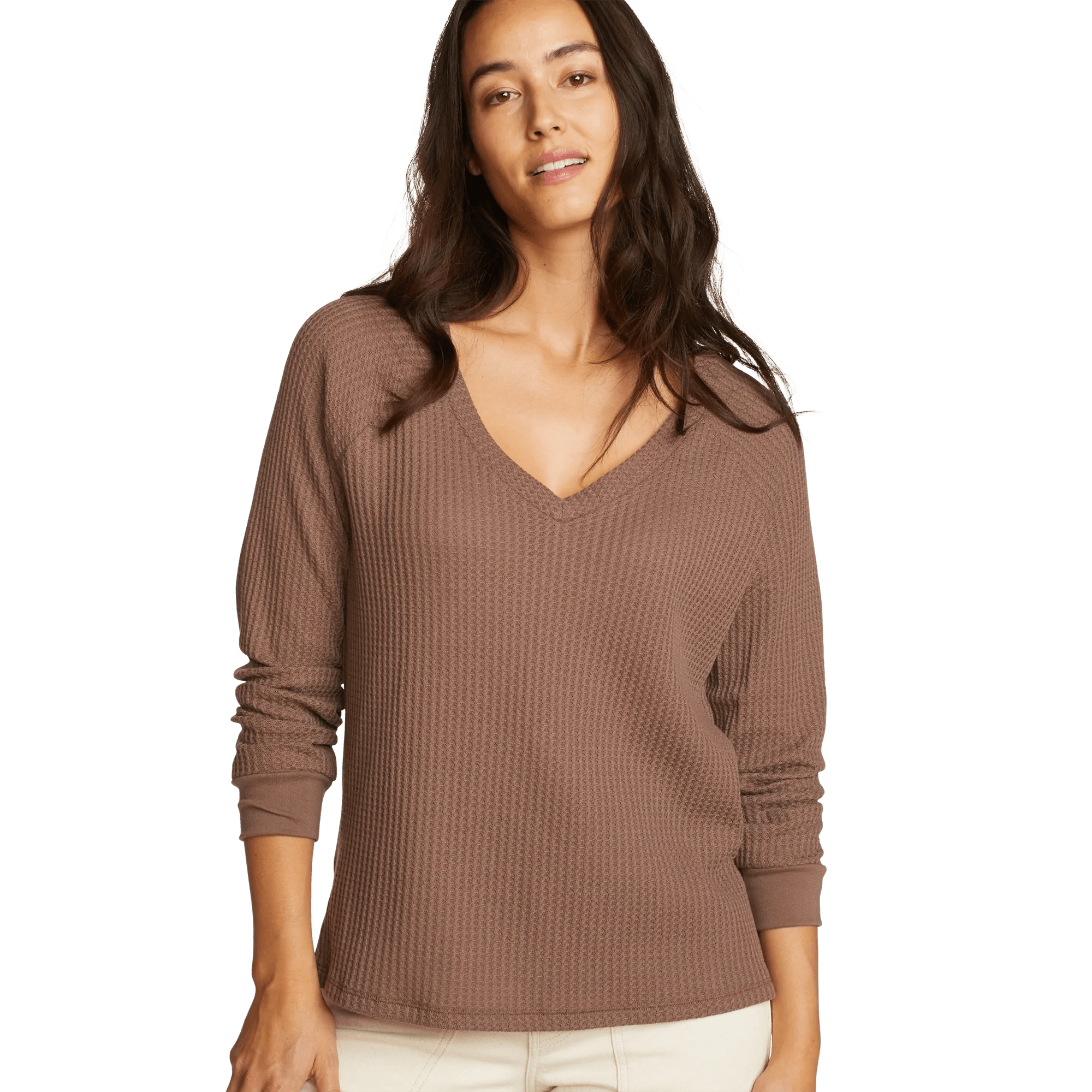 Women's Hilltop Thermal V-Neck - Image 3