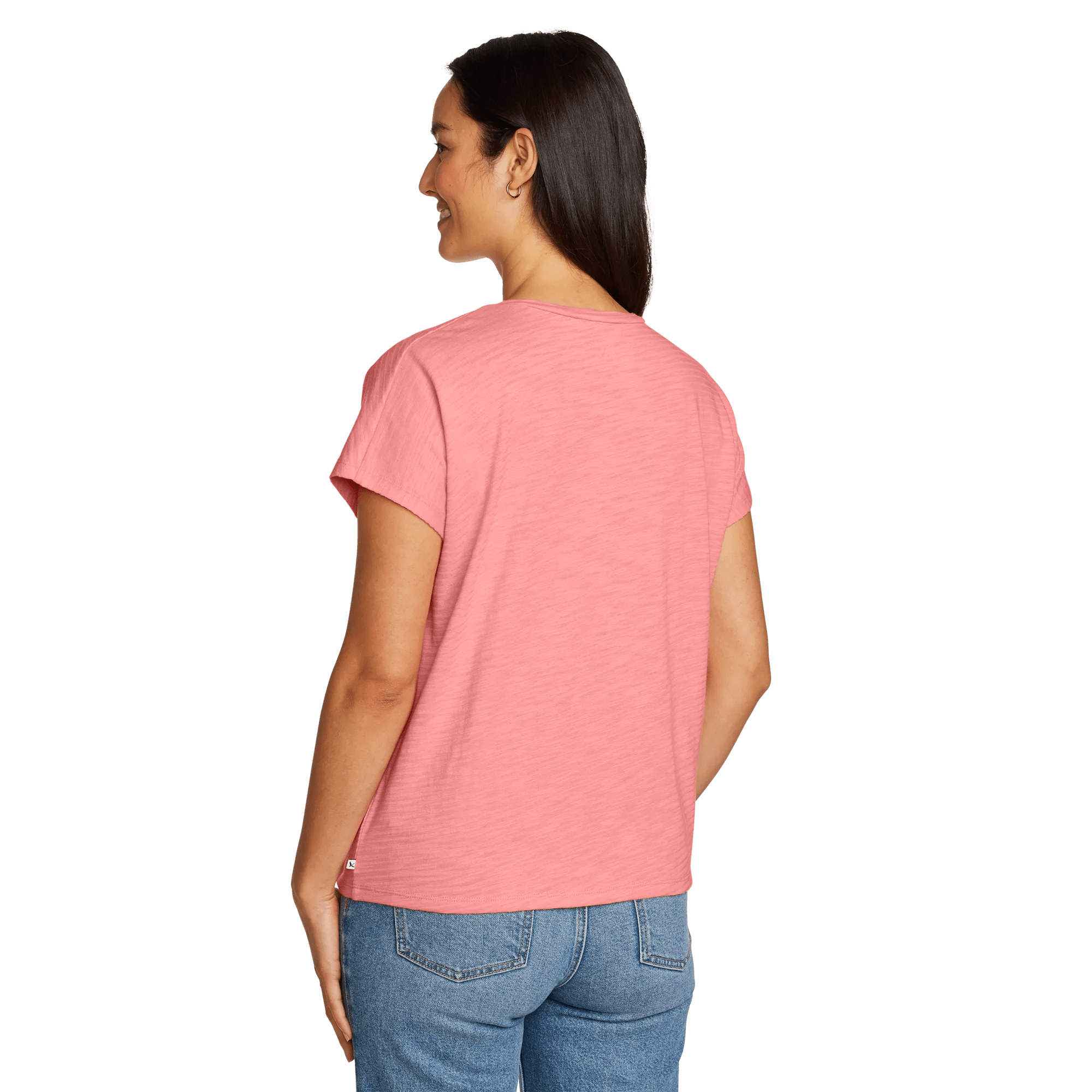 Women's Sunny Slub-Texture Notch Neck Top - Image 2