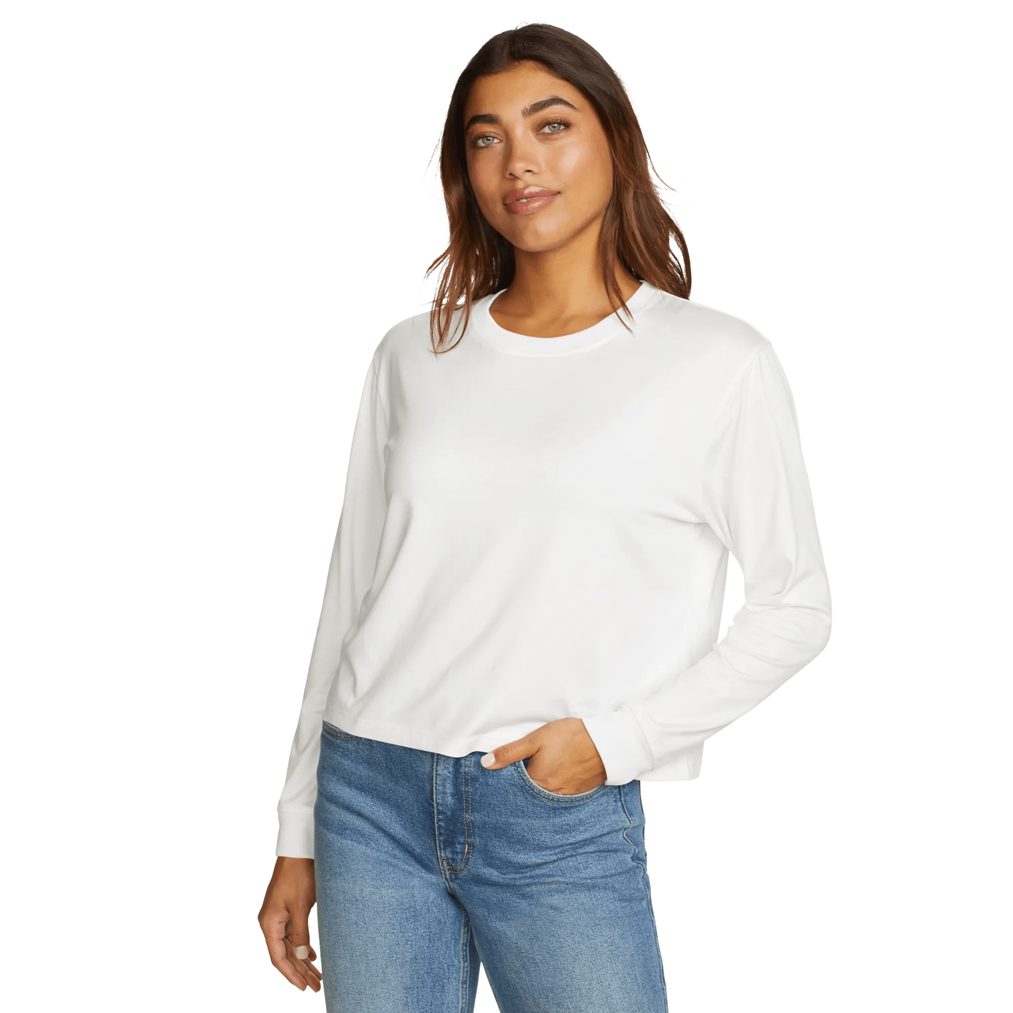 Women's Surreal Travel Long-Sleeve Shirt - Image 3