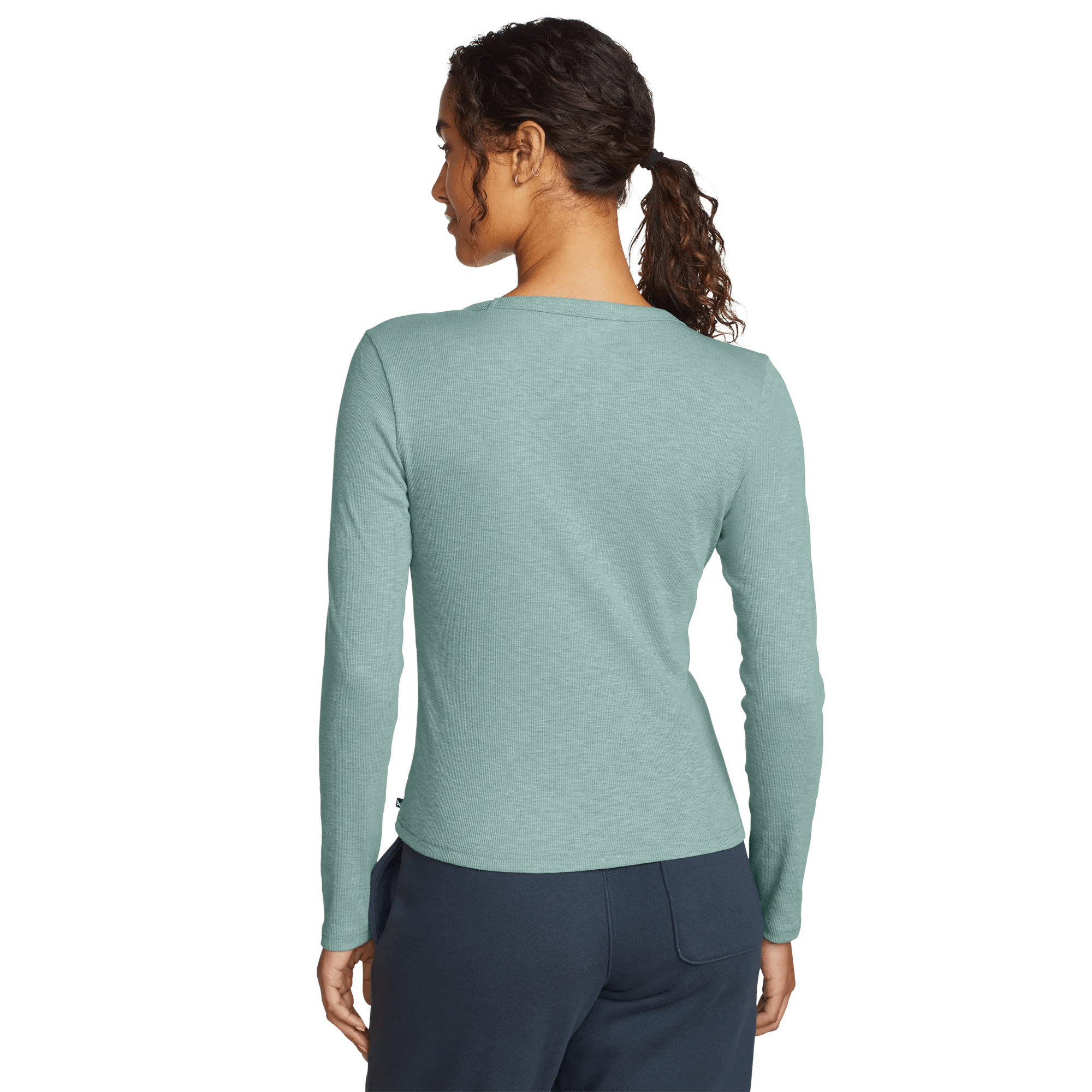 Women's Infinity Slub Long-Sleeve Crew - Image 2