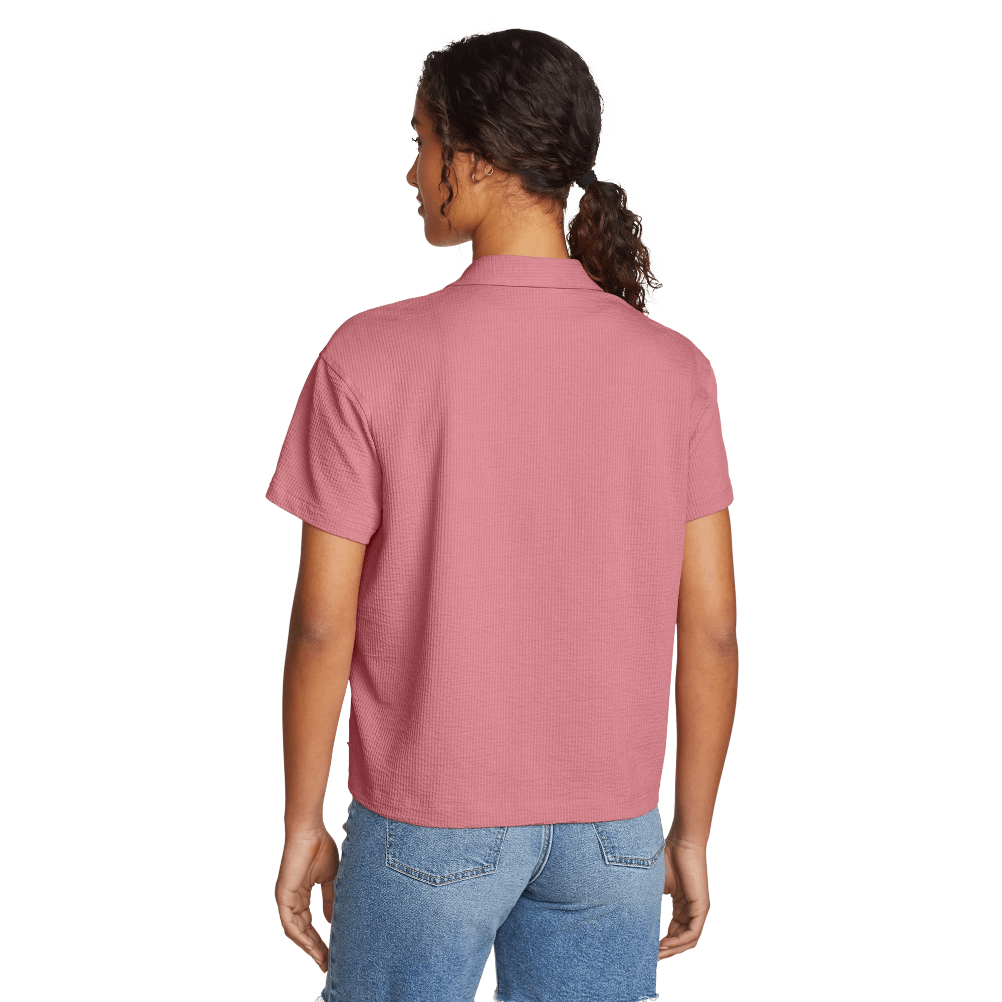Women's Seersucker Camp Shirt - Image 2