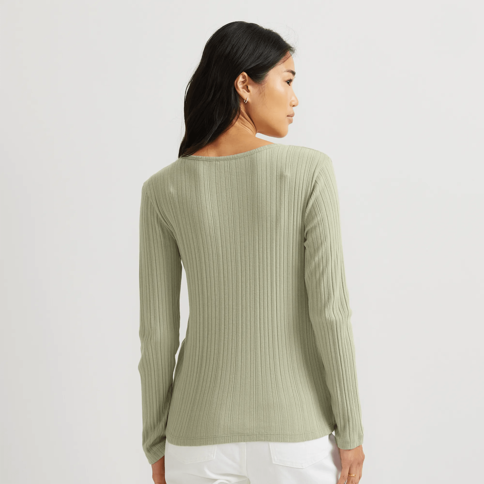 Women's Meadowood Rib Long-Sleeve T-Shirt - Image 2