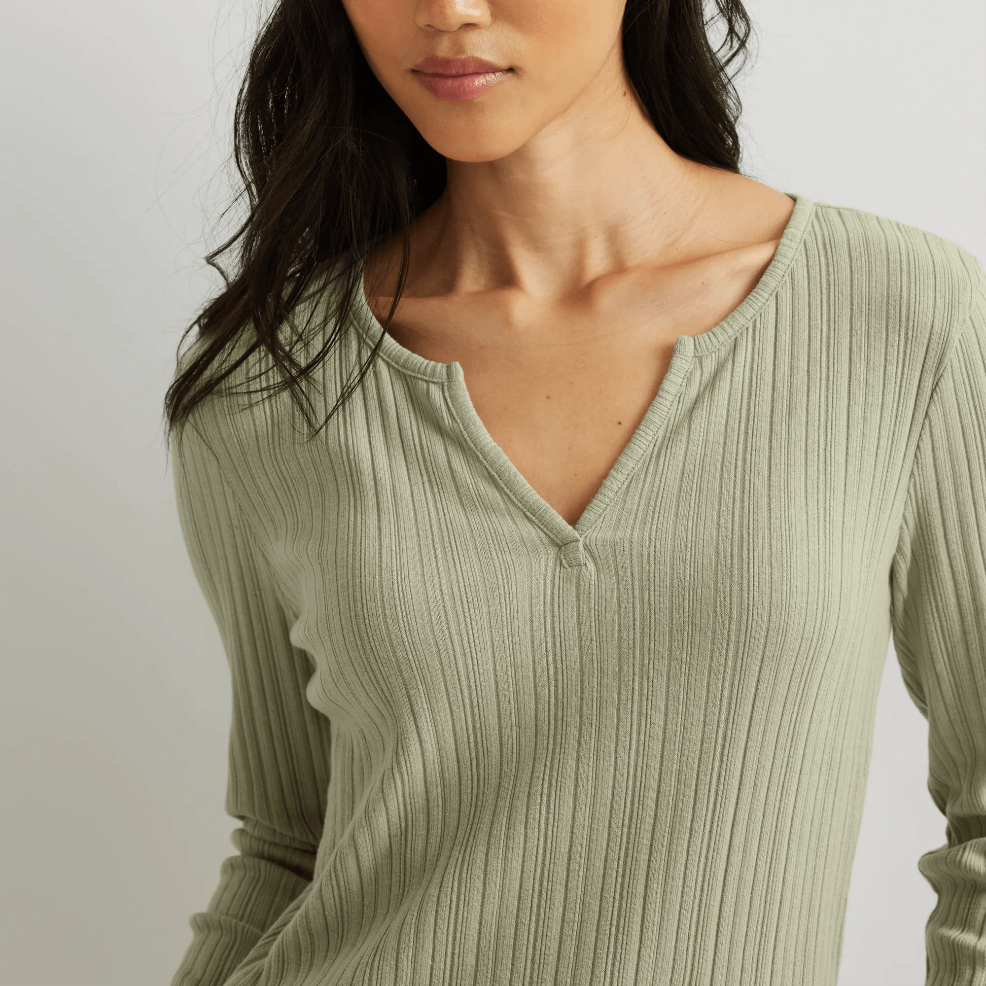Women's Meadowood Rib Long-Sleeve T-Shirt - Image 3