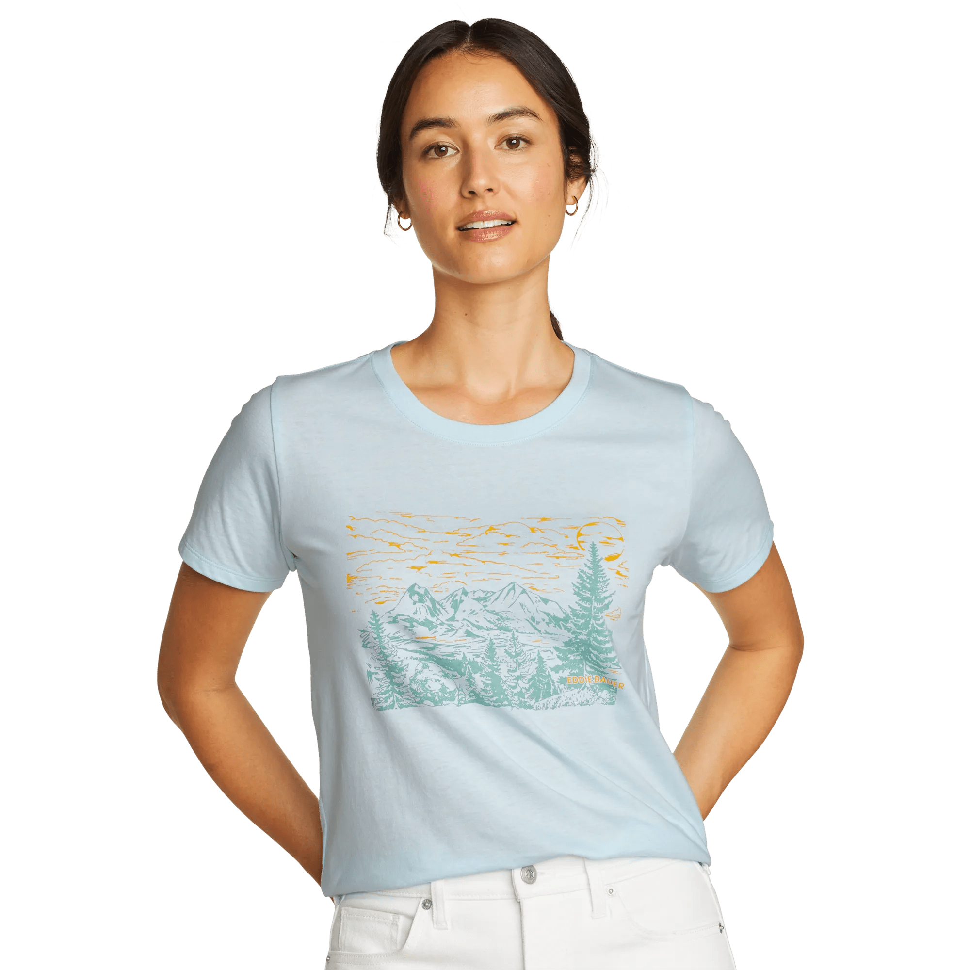 Women's Graphic T-Shirt - Mountain - Image 3