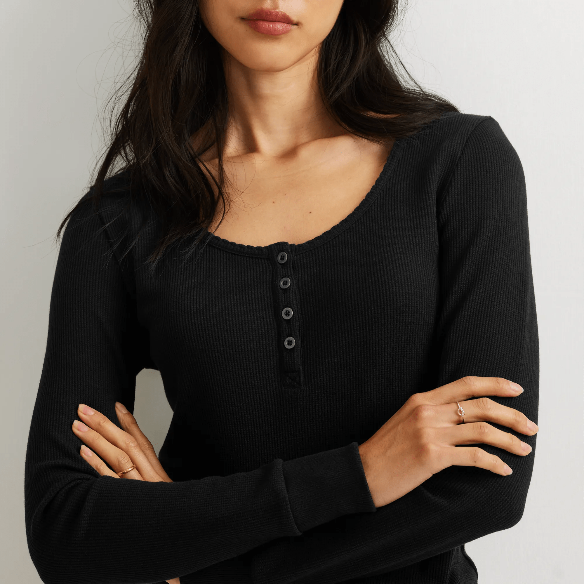 Women's Infinity Thermal Henley - Image 3