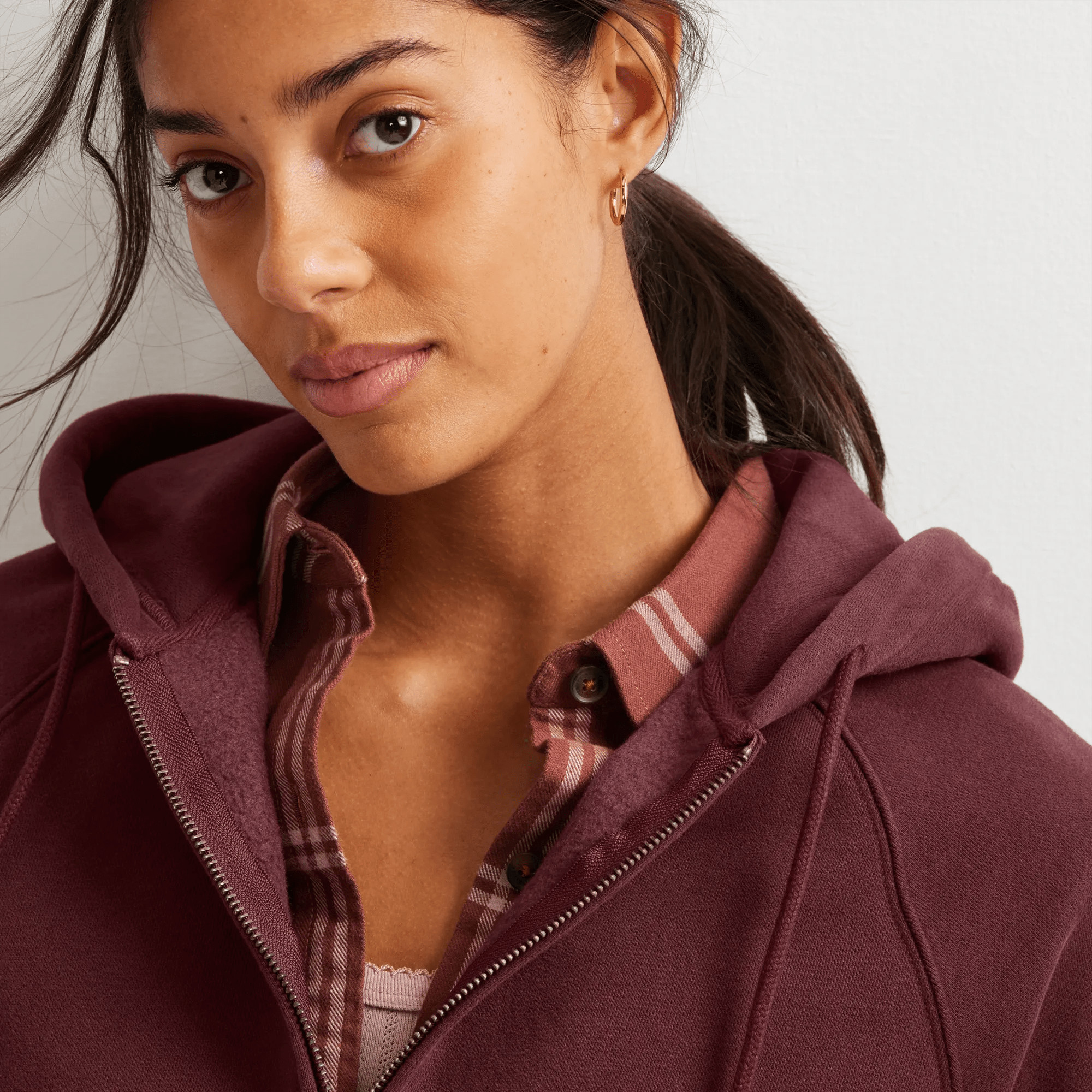 Women's Vintage Soft Full-Zip Hoodie - Image 3