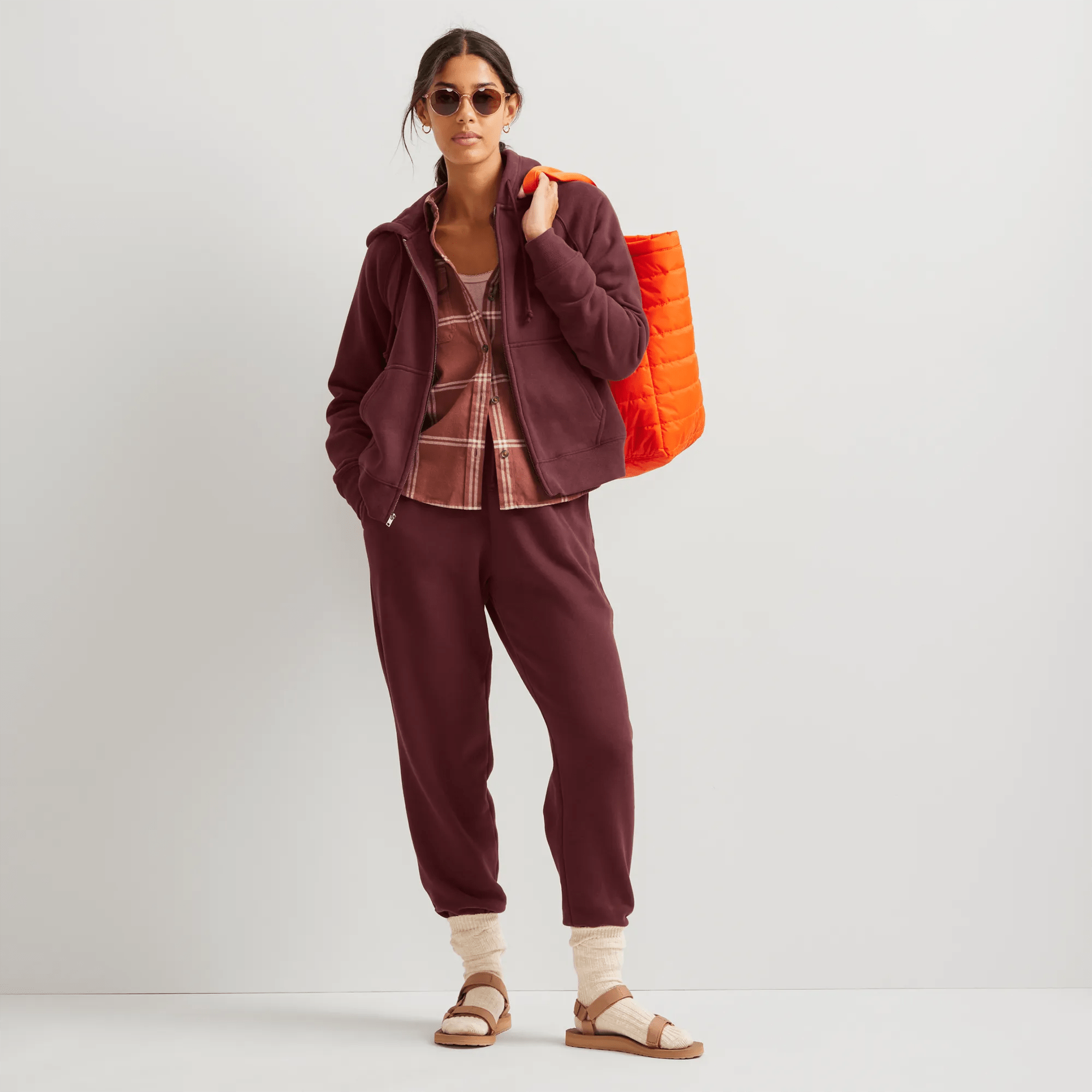 Women's Vintage Soft Full-Zip Hoodie - Image 5