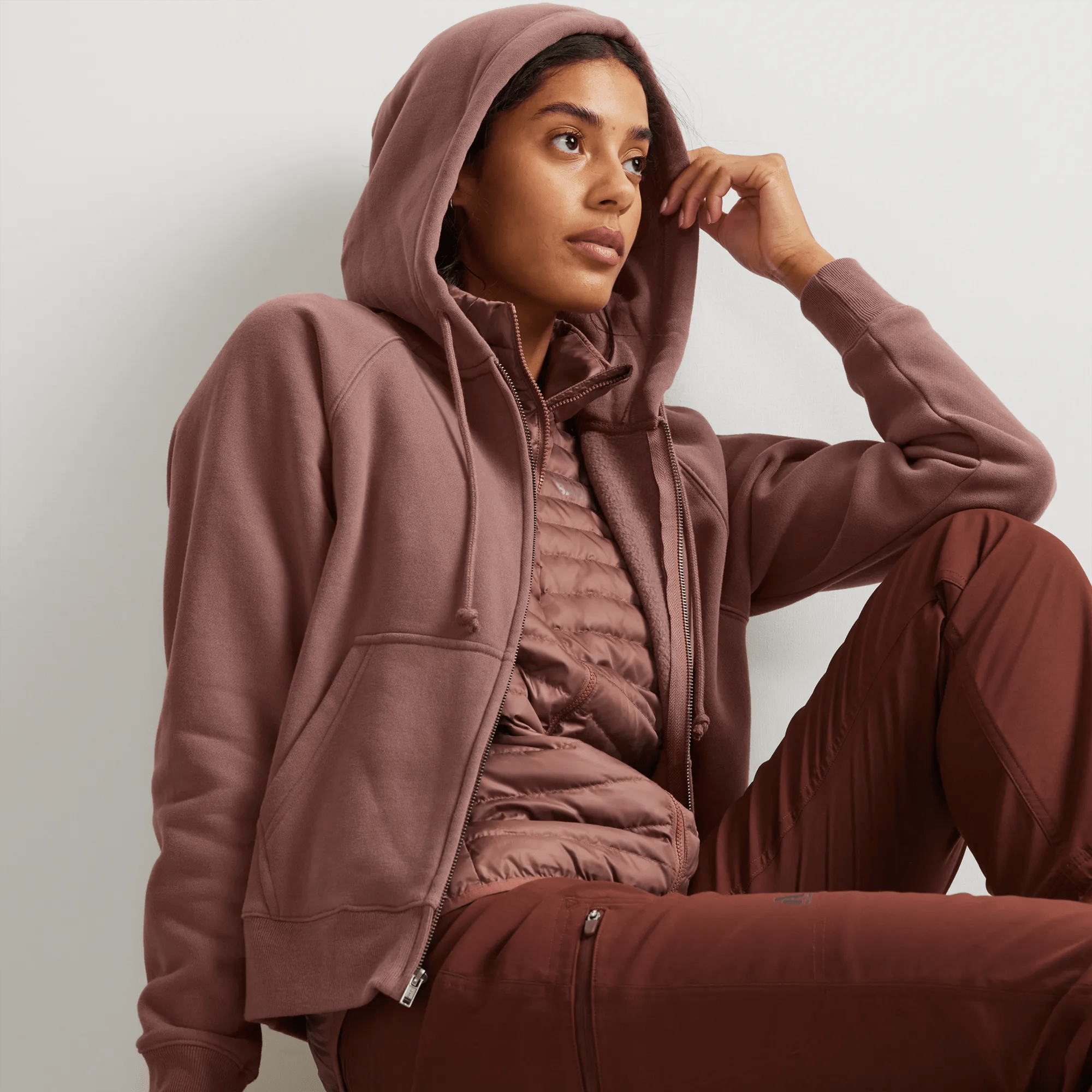 Women's Vintage Soft Full-Zip Hoodie - Image 3