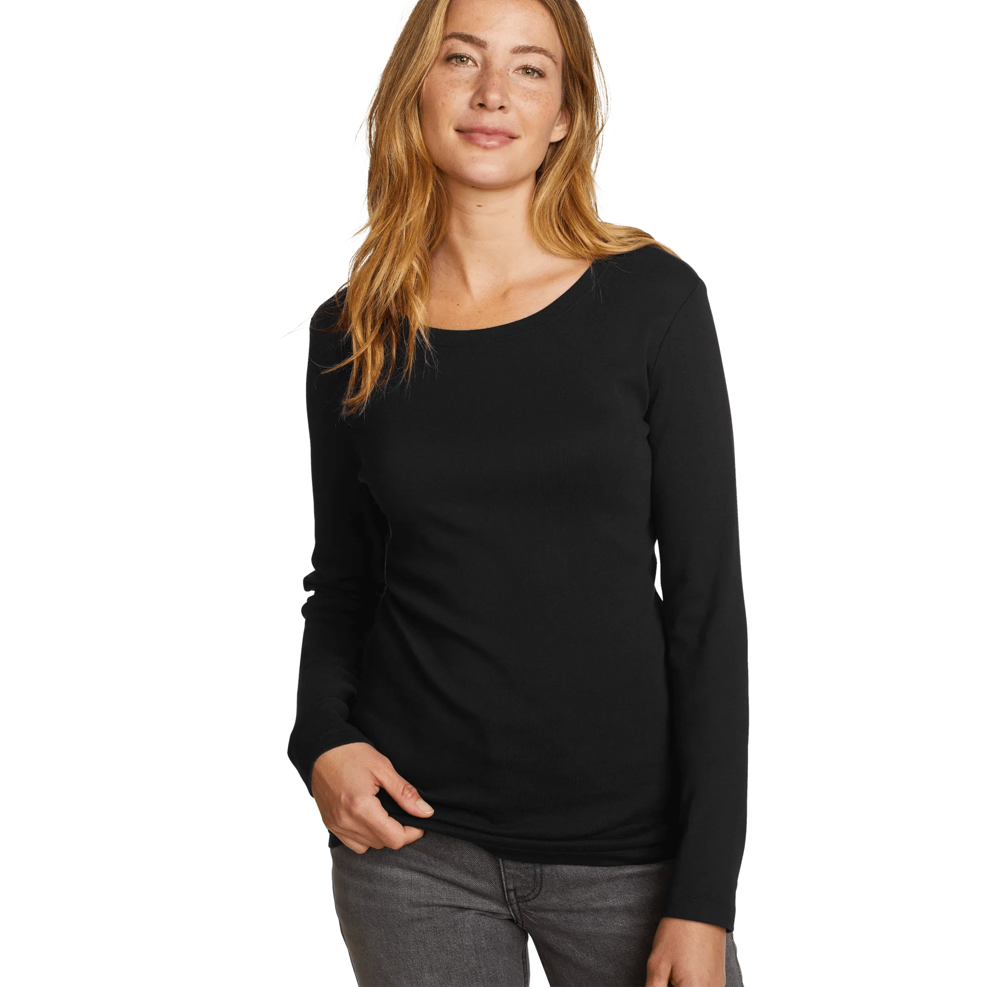 Women's Favorite Long-Sleeve Crewneck T-Shirt - Image 3