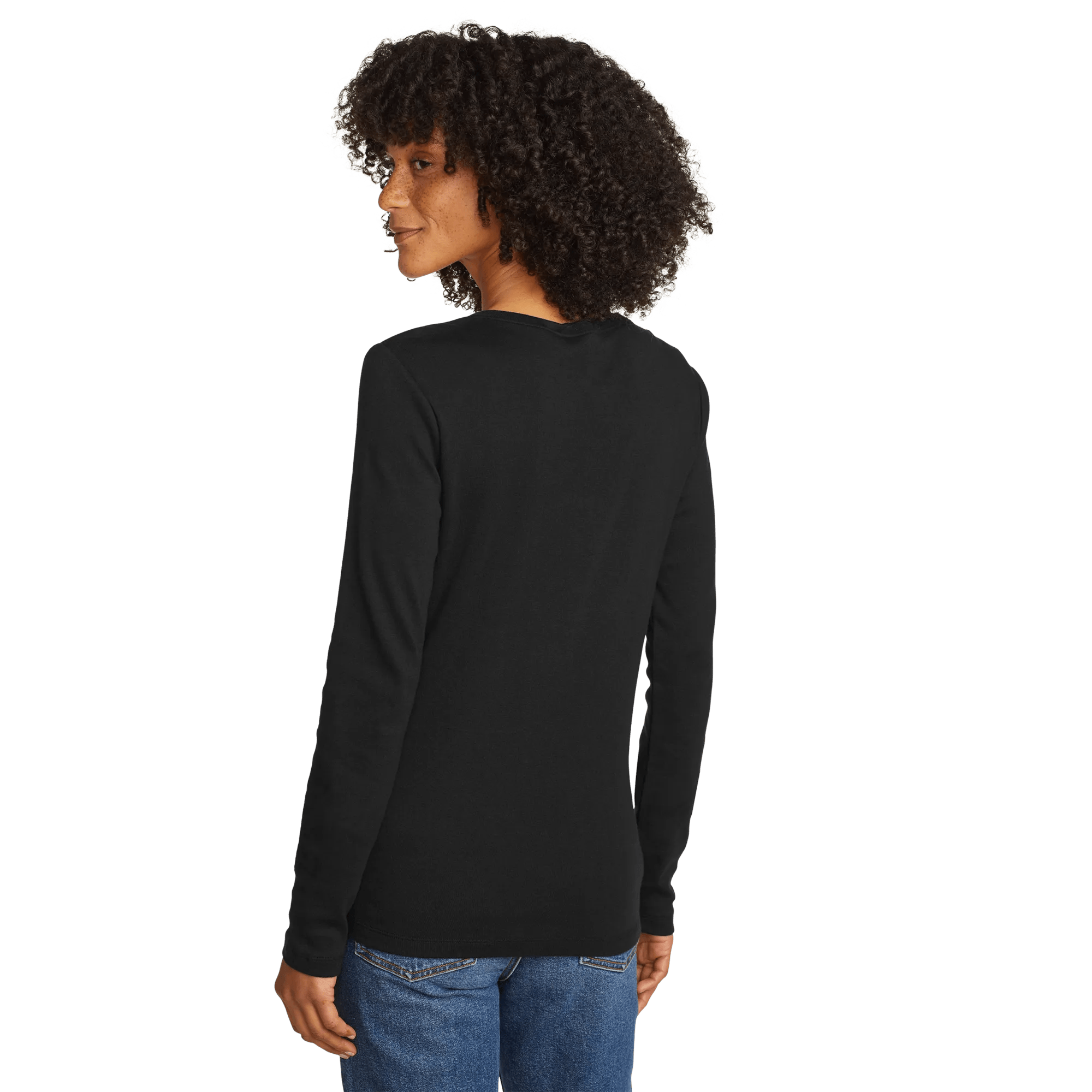 Women's Favorite Long-Sleeve V-Neck T-Shirt - Image 2