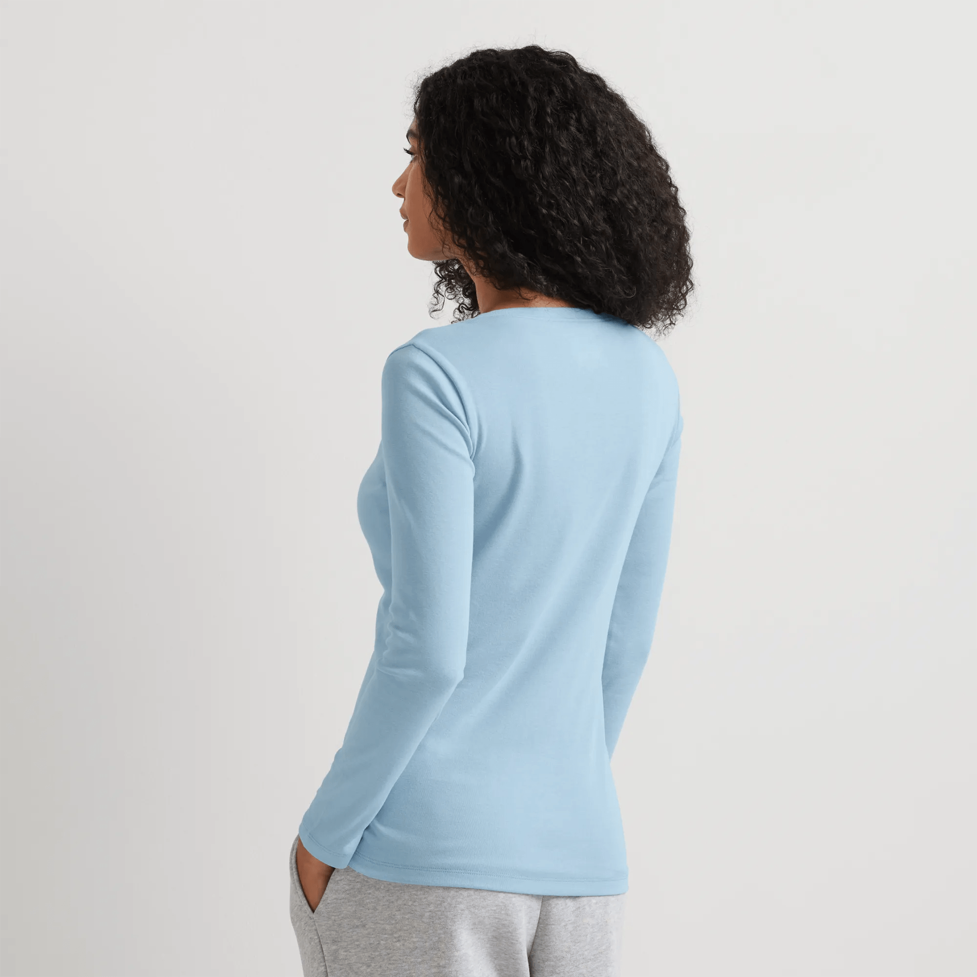 Women's Favorite Long-Sleeve V-Neck T-Shirt - Image 2