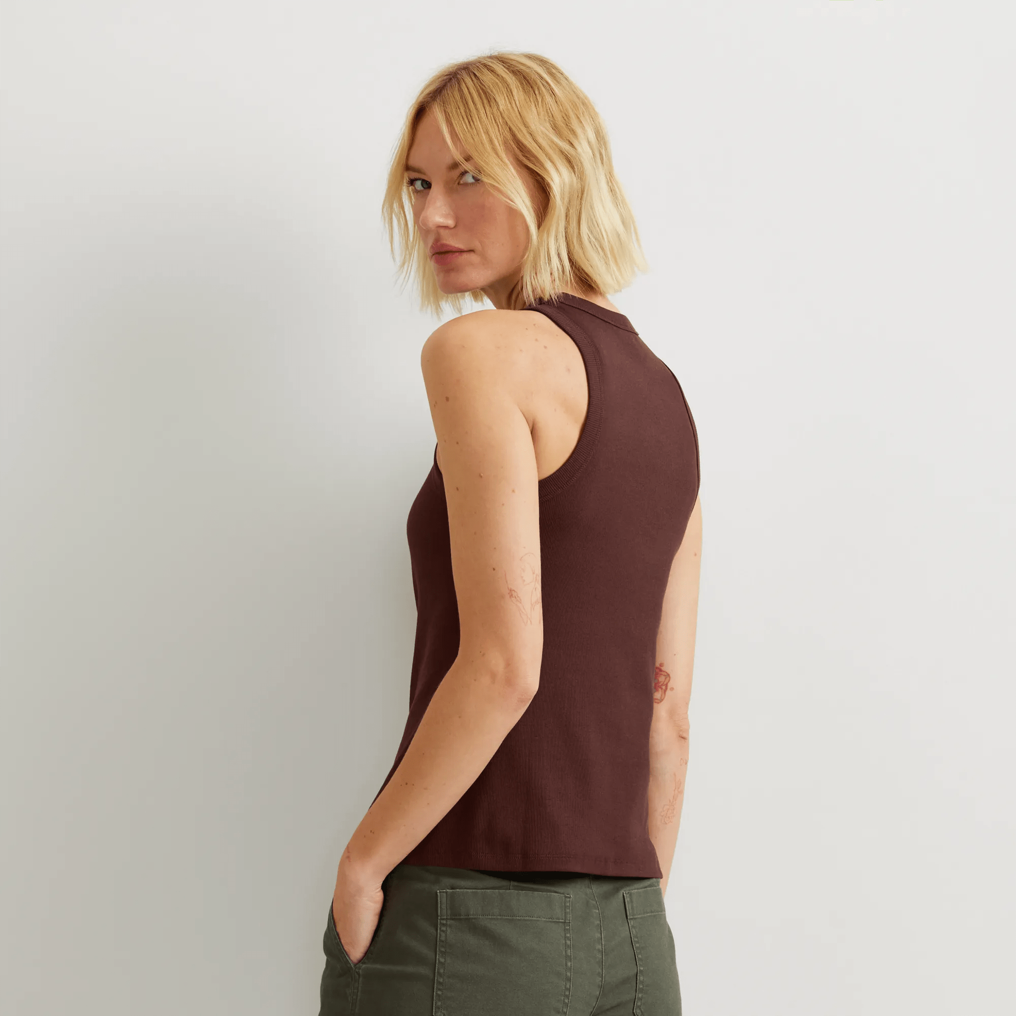 Women's Essential Ribbed Tank - Image 2