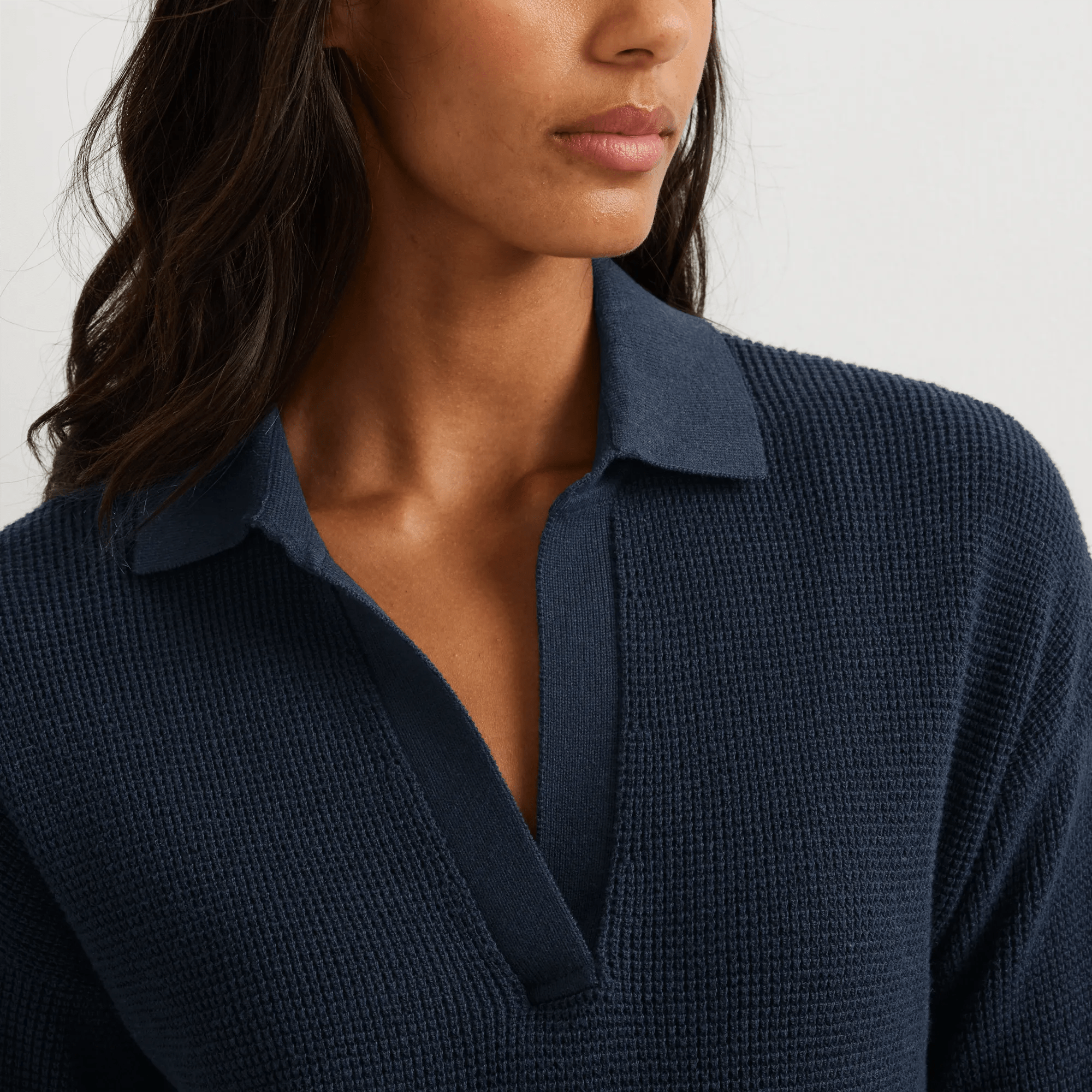 Women's Signature Johnny Collar Sweater - Image 3
