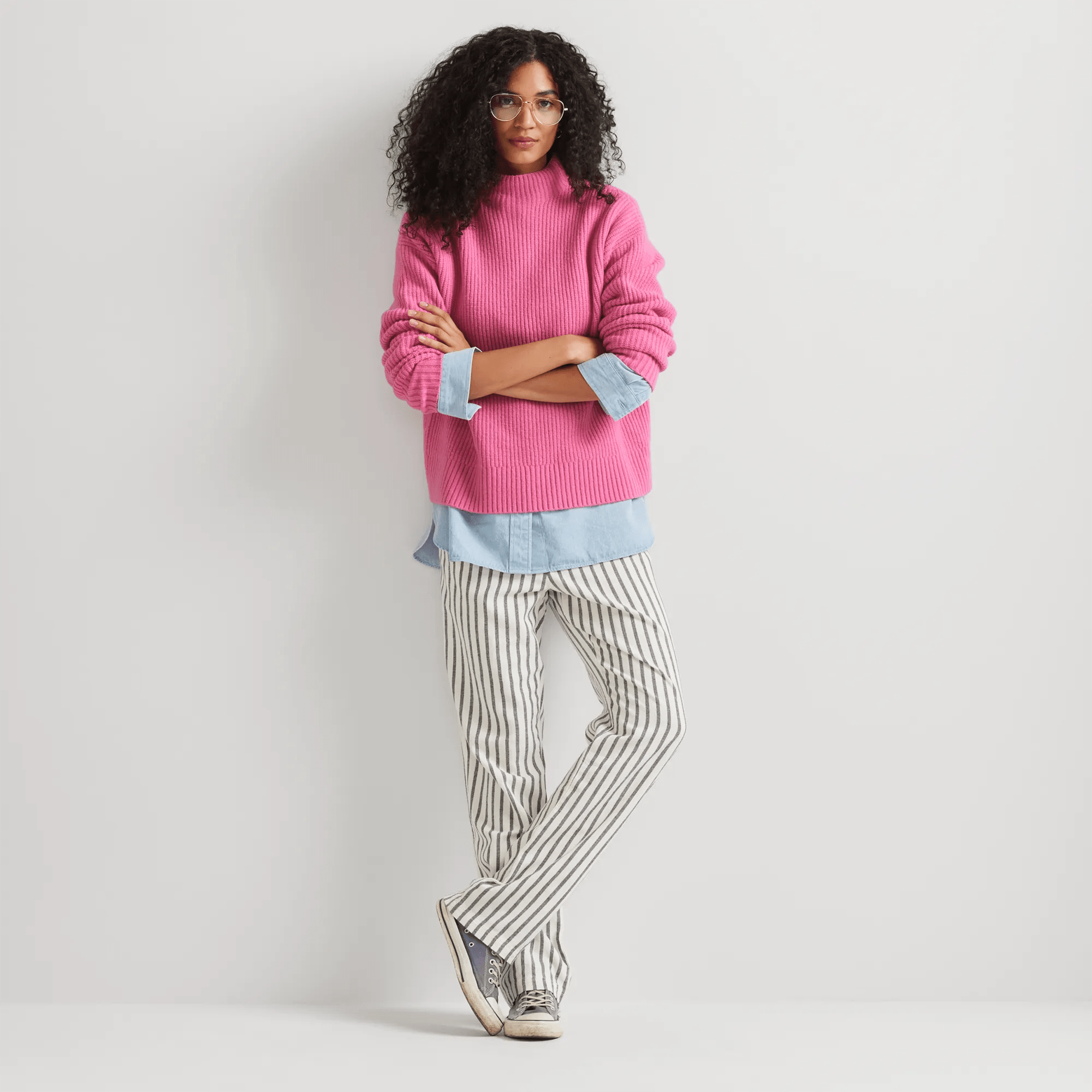 Women's Alpine Route Scrunch Neck Sweater - Image 4