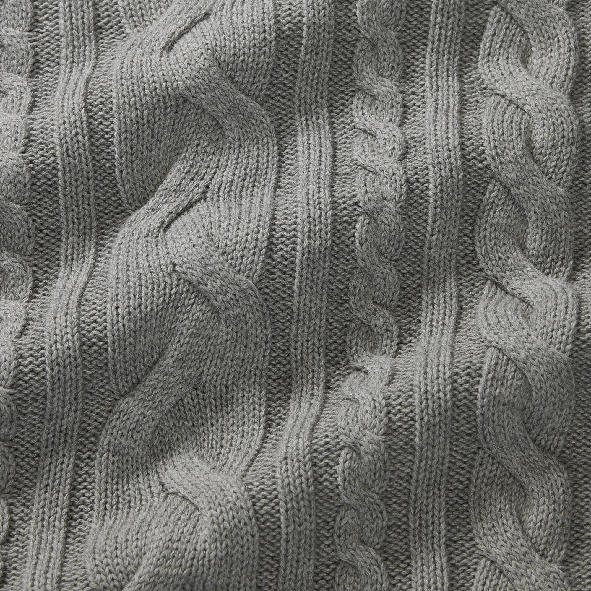 Women's Classic Cable Crew Sweater - Image 4