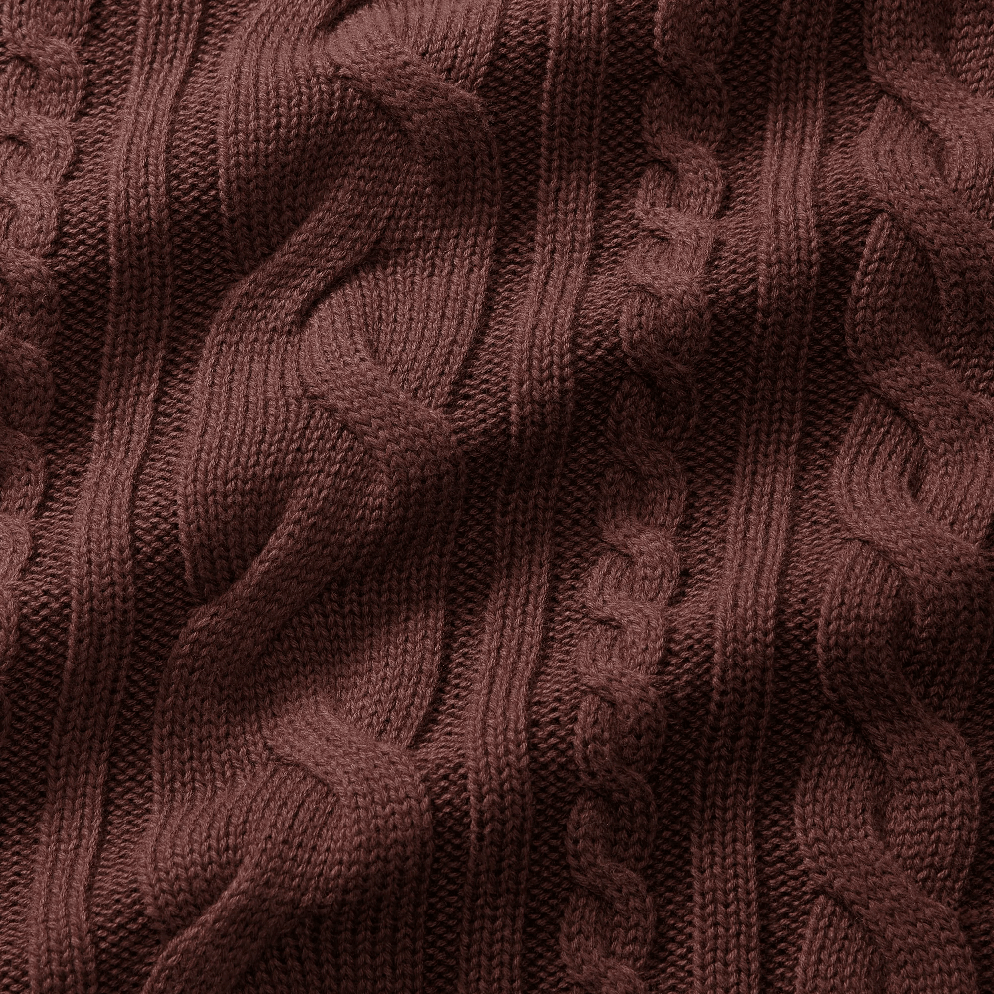 Women's Classic Cable Crew Sweater - Image 4