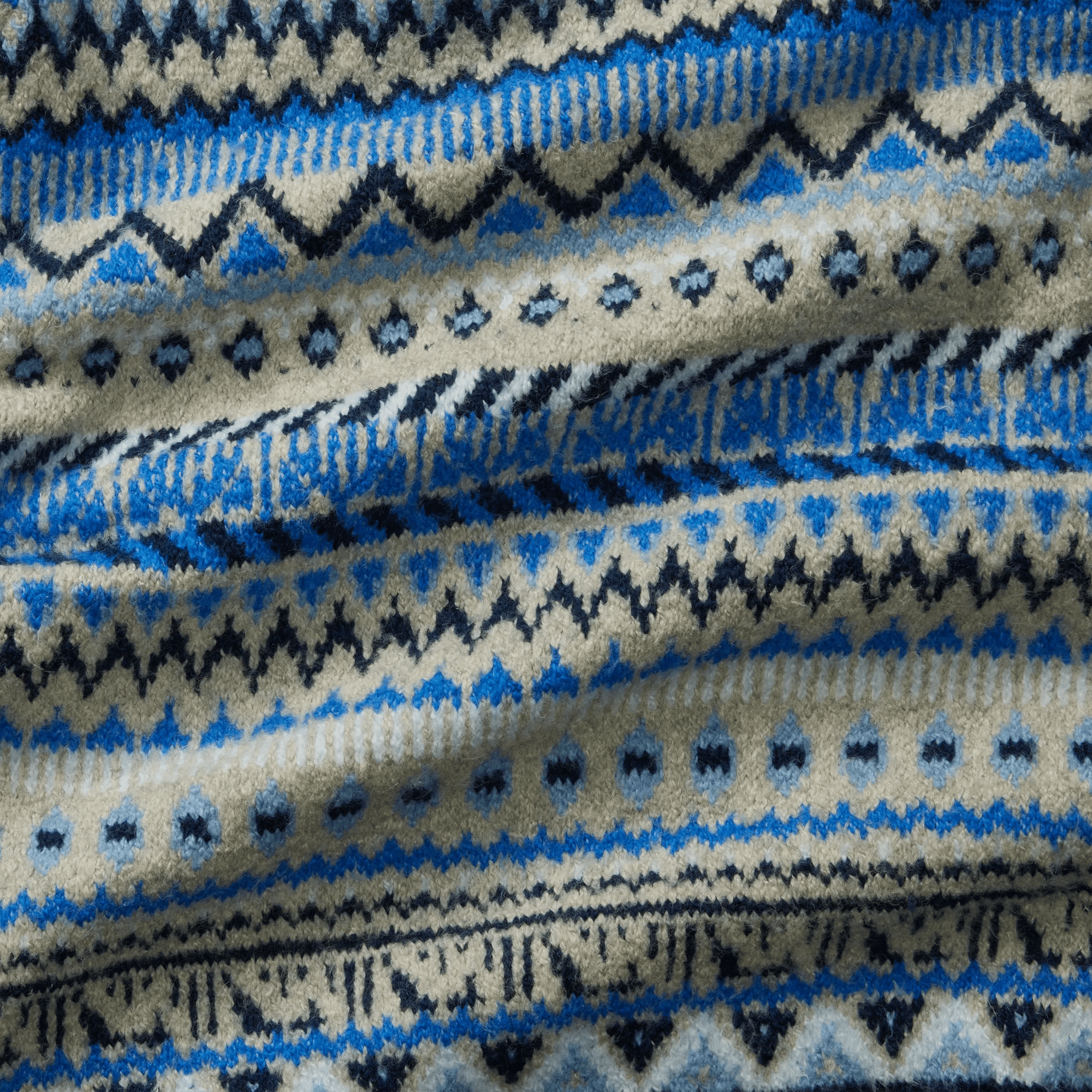 Women's Warm Tidings Mock Neck Sweater - Fair Isle Pattern - Image 3