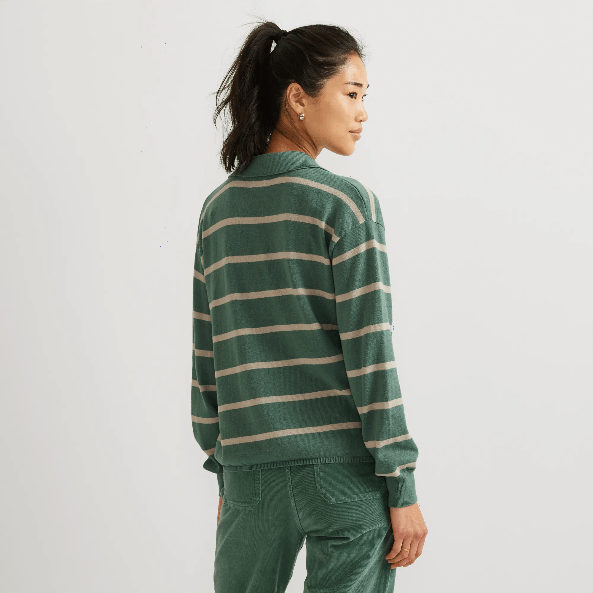 Women's Everyday Johnny Collar Sweater - Image 2