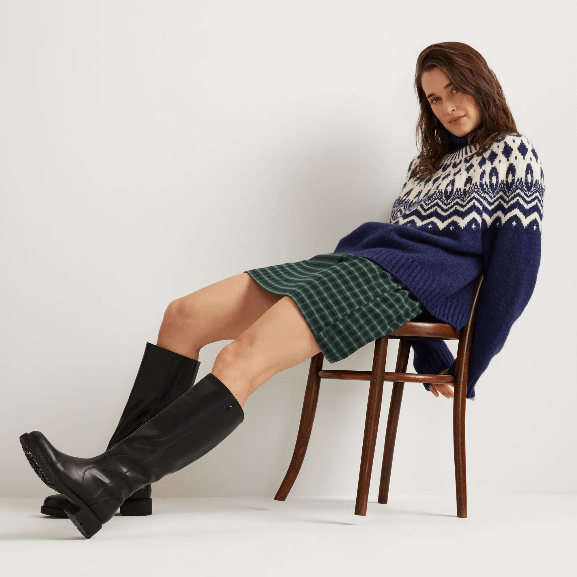 Women's Warm Tidings Mock Neck Sweater - Image 4