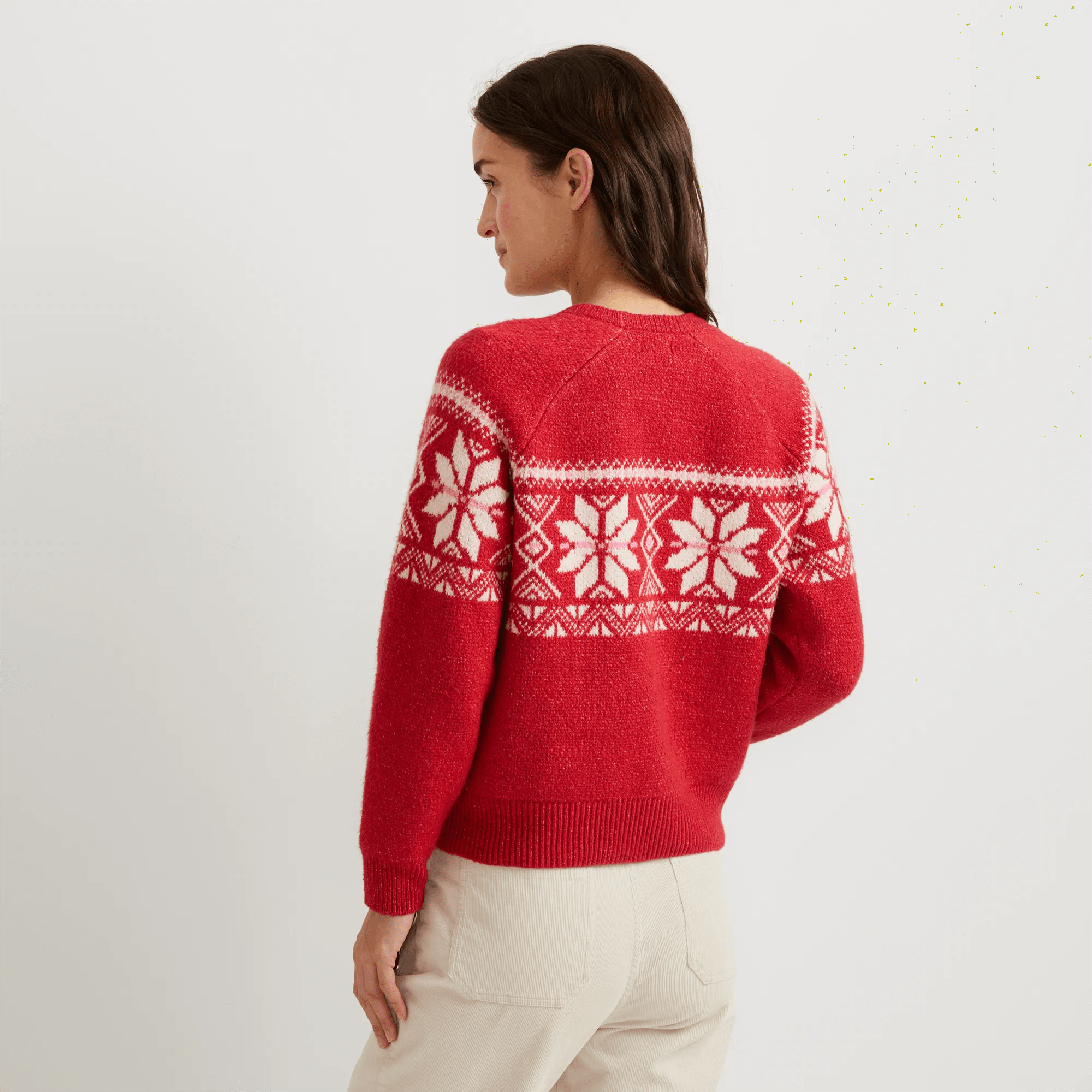 Women's Good Cheer Crewneck Sweater - Pattern - Image 2