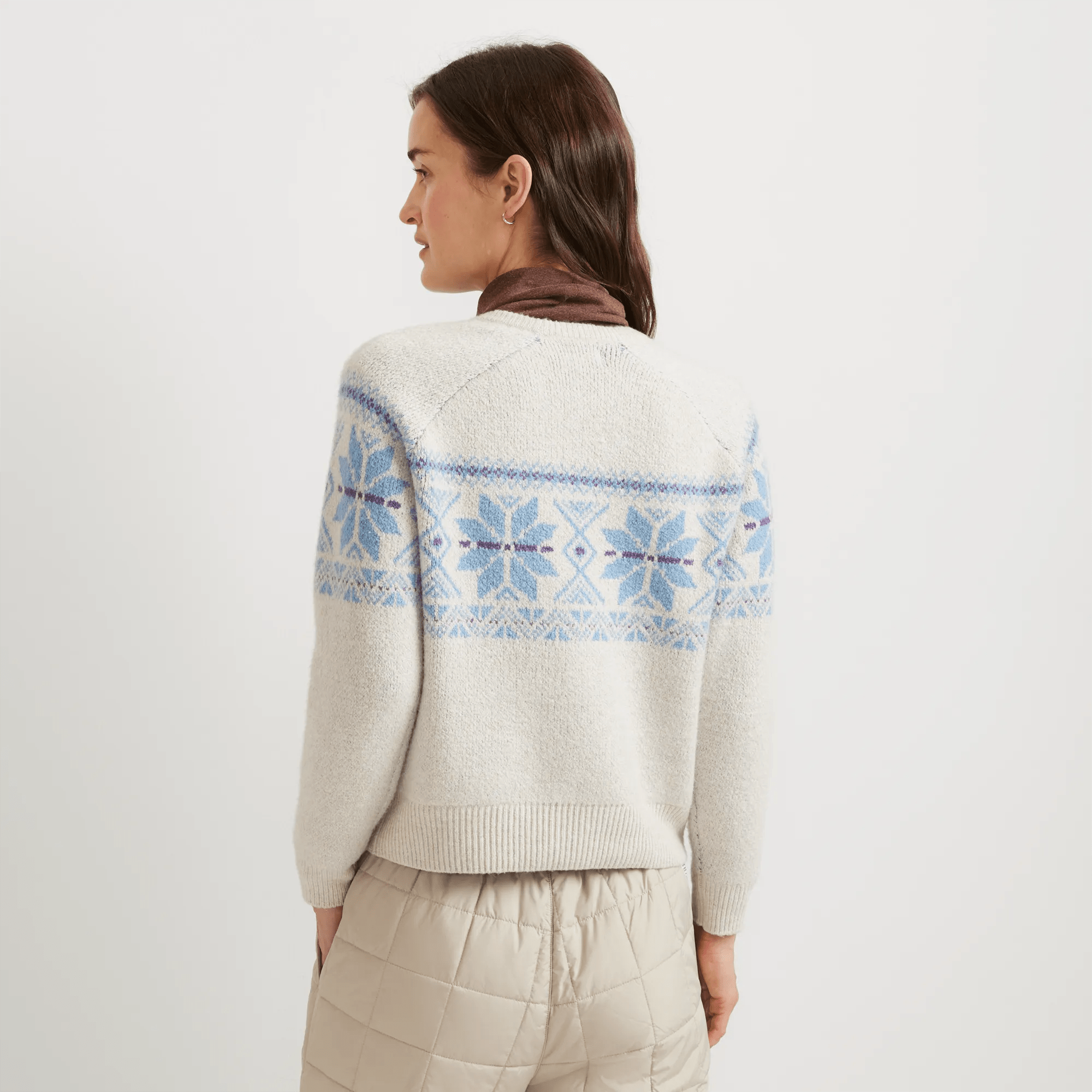 Women's Good Cheer Crewneck Sweater - Pattern - Image 2