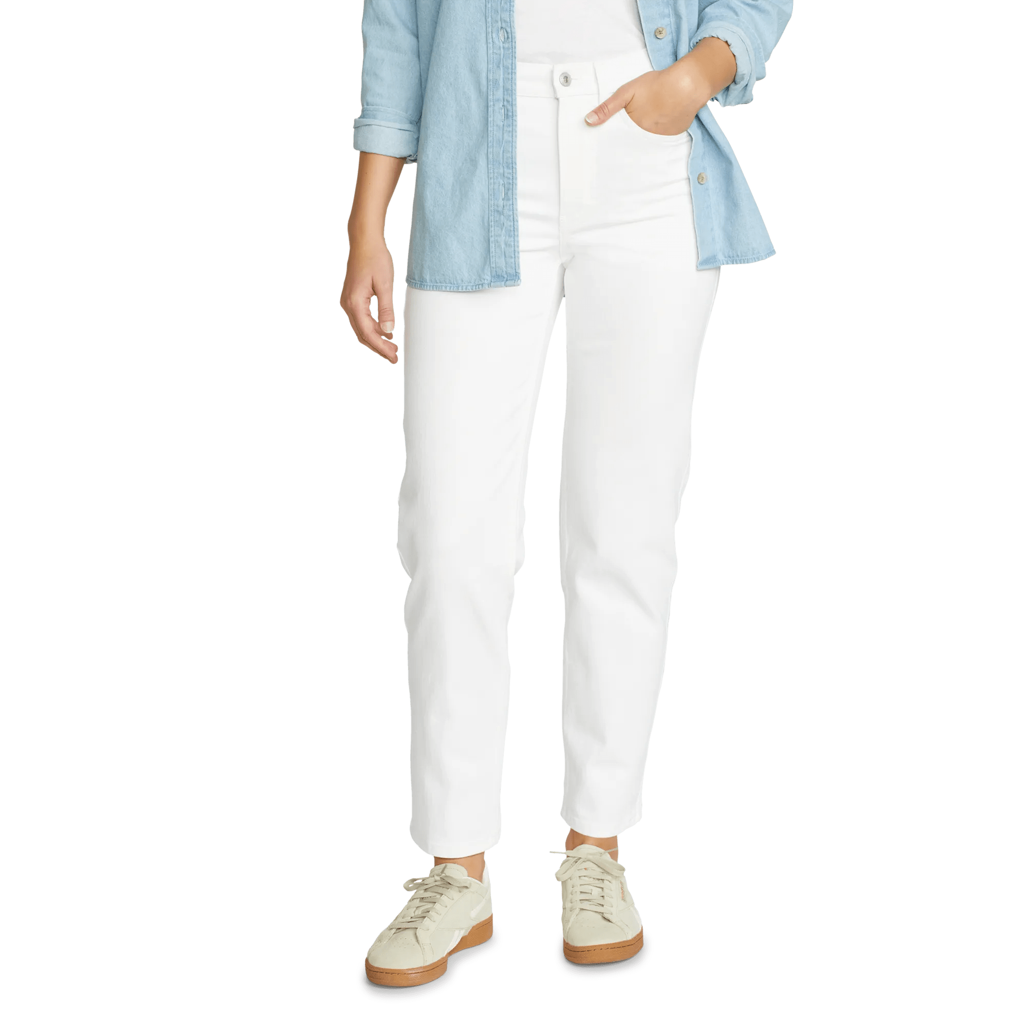Women's Authentic High-Rise Straight Leg Jeans - Image 3