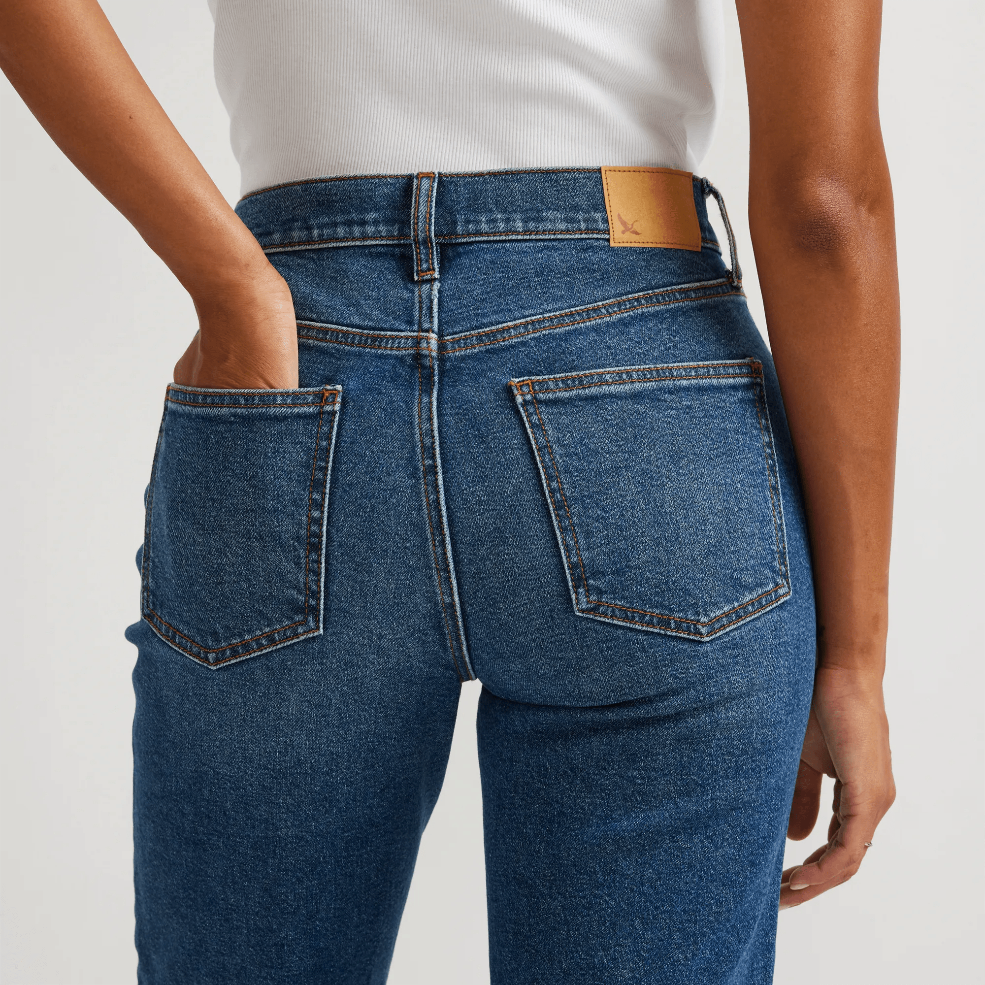 Women's Authentic High-Rise Straight Leg Jeans - Image 4