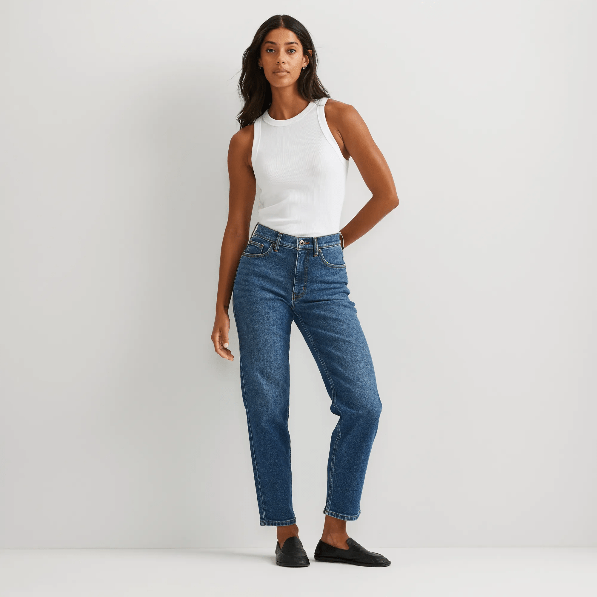 Women's Authentic High-Rise Straight Leg Jeans - Image 5