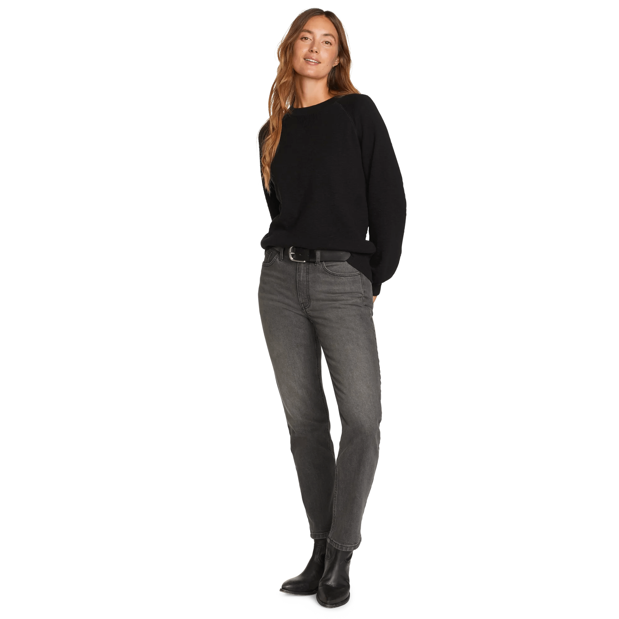 Women's Authentic High-Rise Straight Leg Jeans - Image 3
