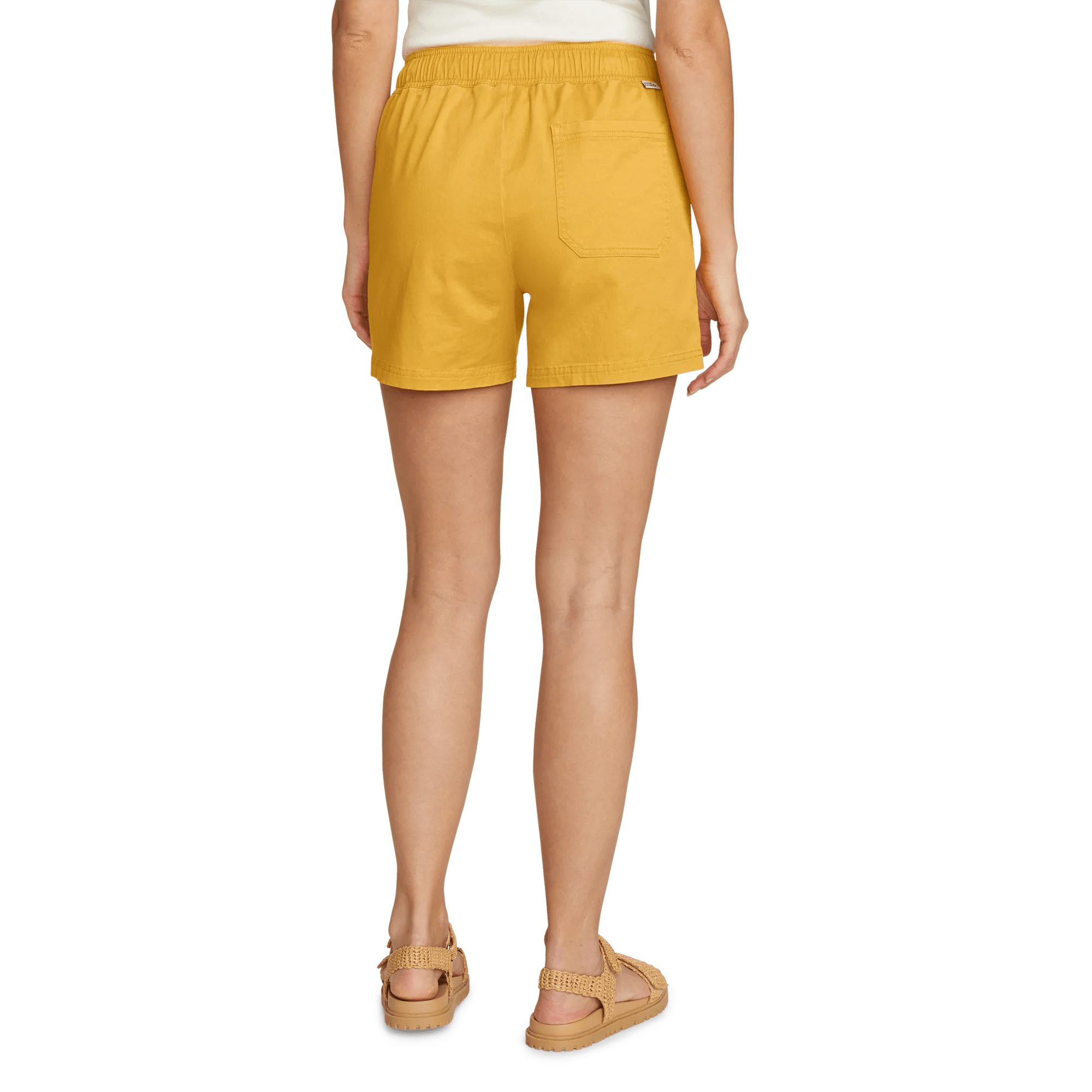 Women's Washed Cotton Shorts - Image 2