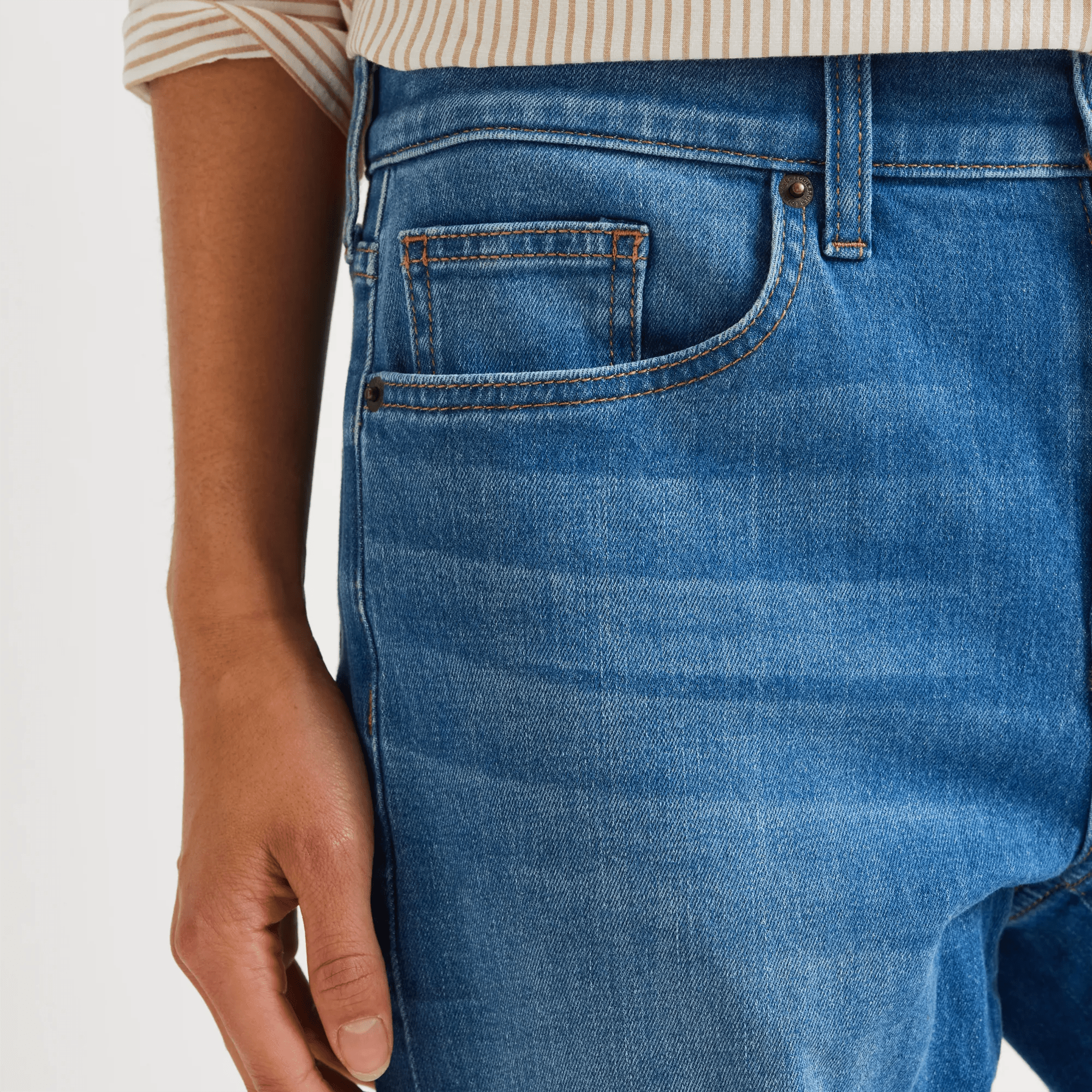 Women's Boyfriend Mid-Rise Slim Fit Jeans - Image 3