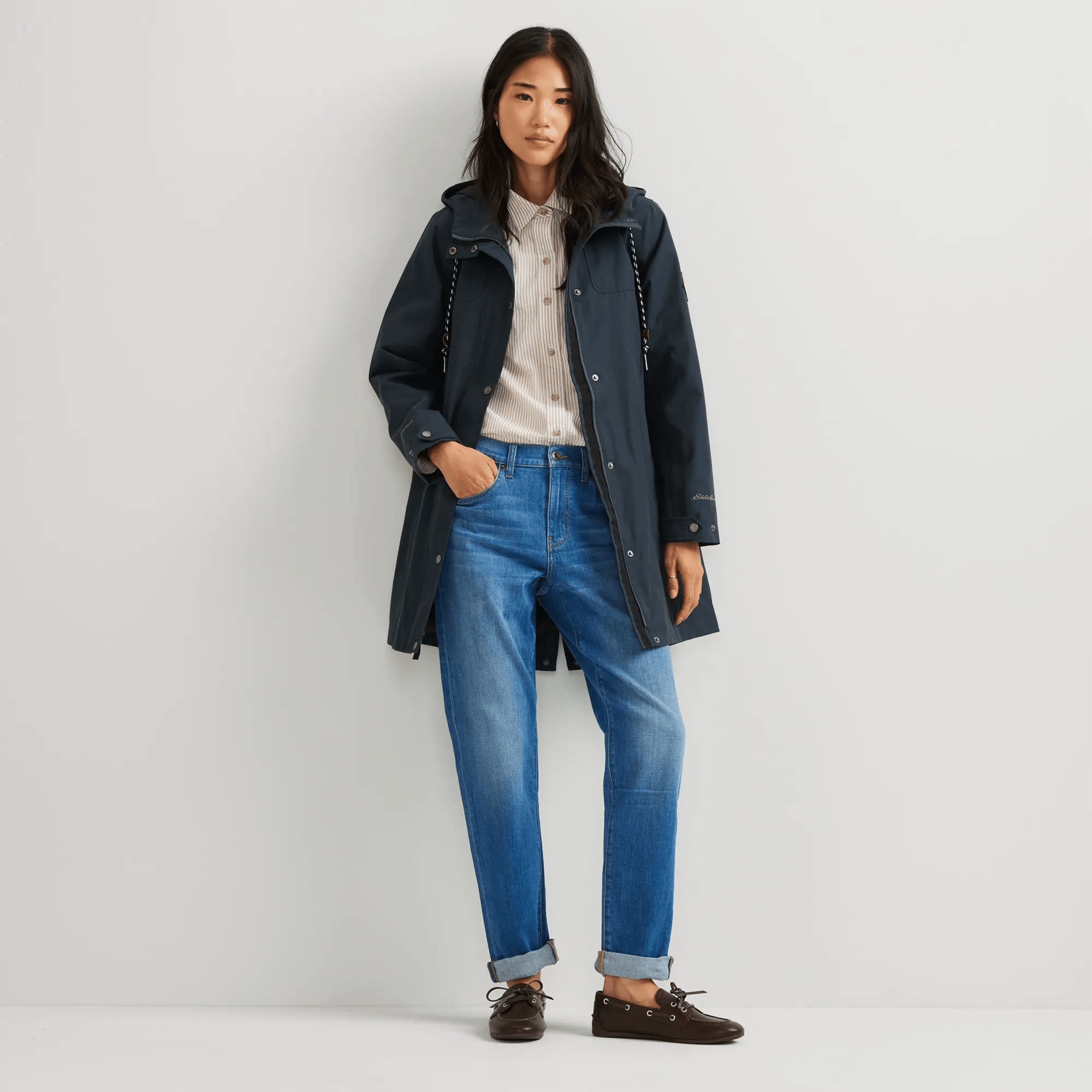 Women's Boyfriend Mid-Rise Slim Fit Jeans - Image 5