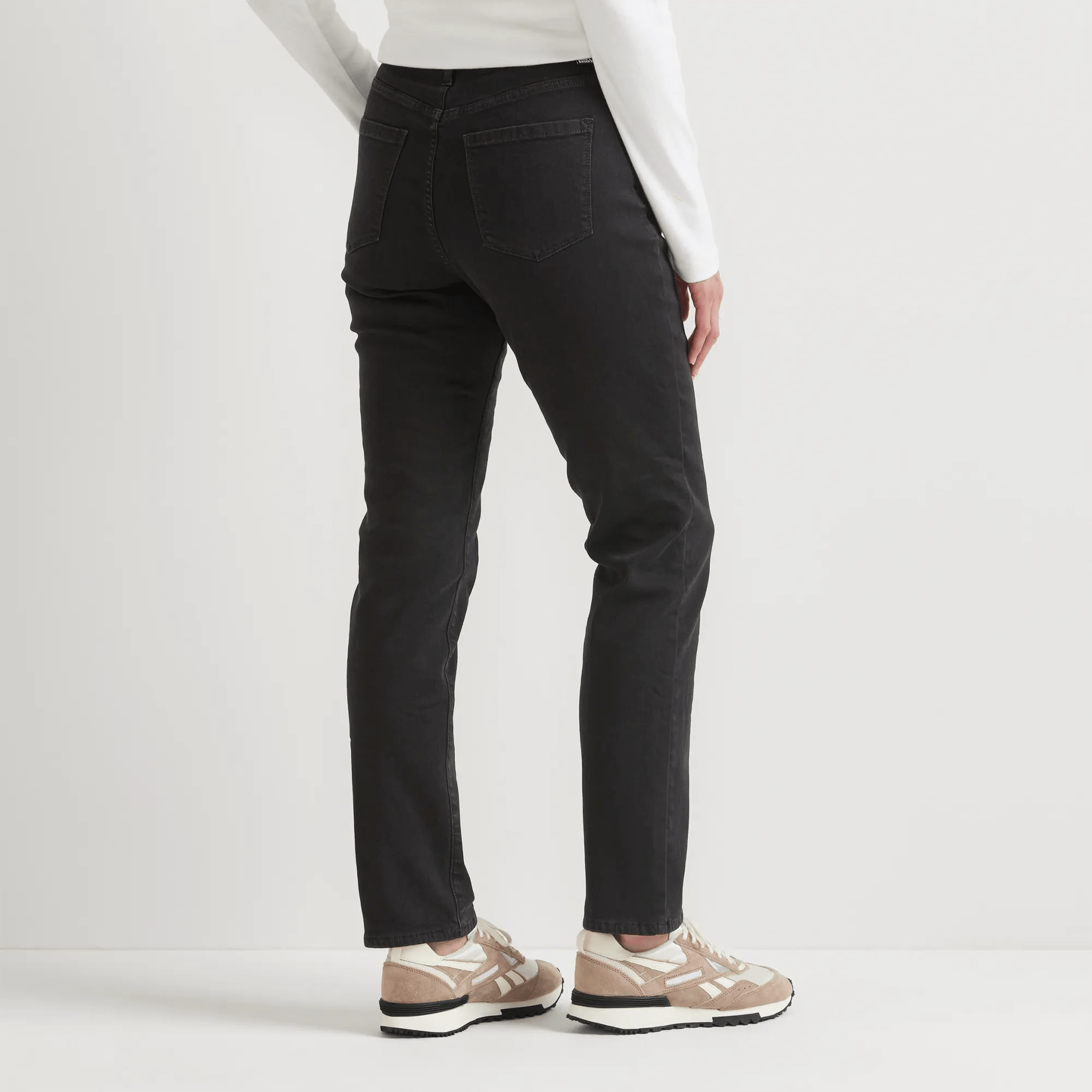 Women's Venture Stretch Fleece-Lined Slim Straight Leg Jeans - Image 2