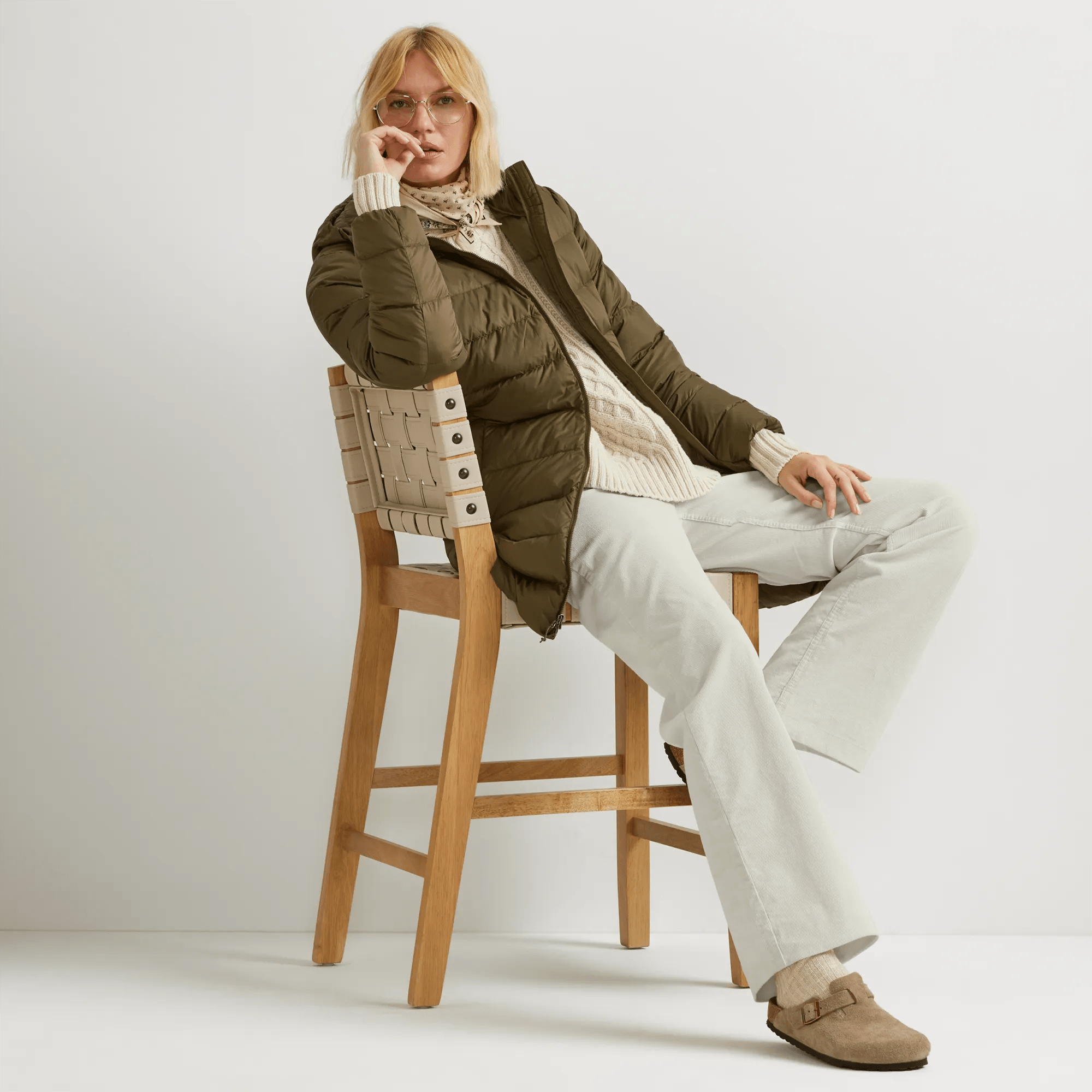 Women's True Icon Stretch Straight Leg Corduroy Pants - Image 3