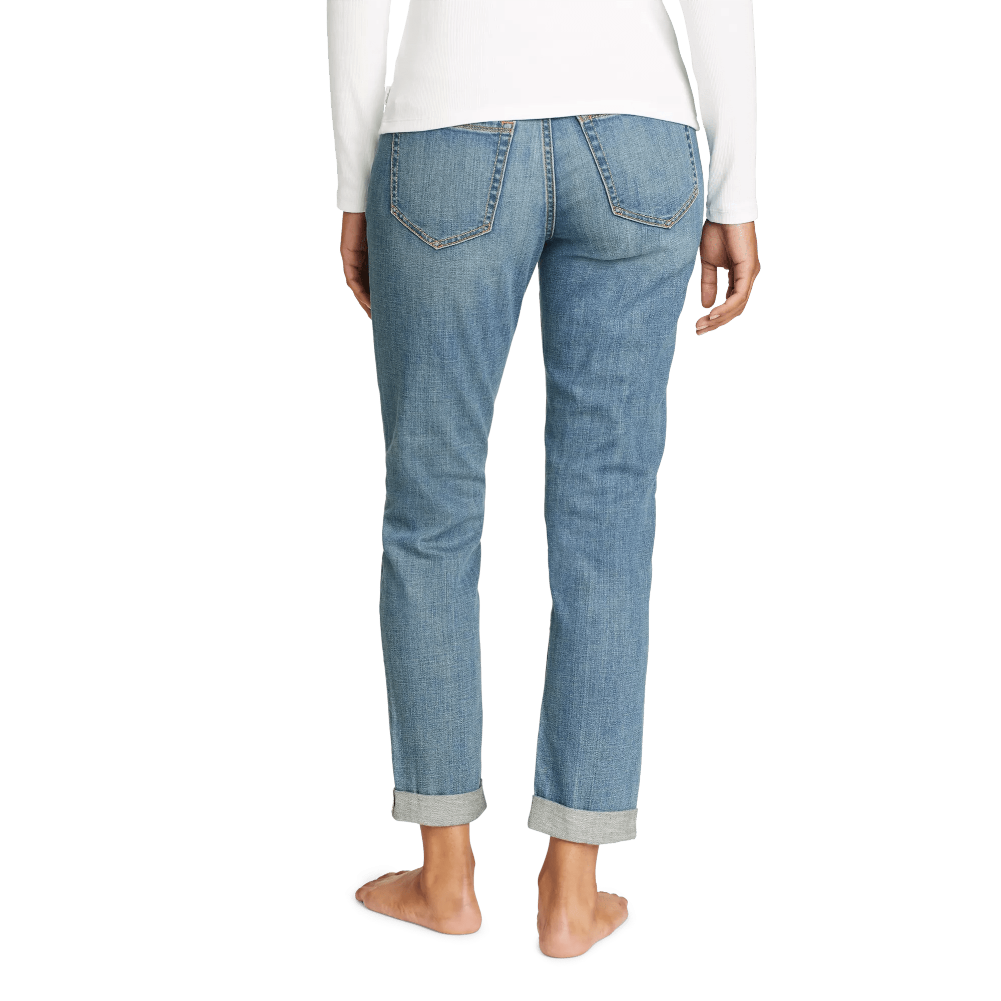 Women's Boyfriend Mid-Rise Jeans - Slim Fit - Image 2